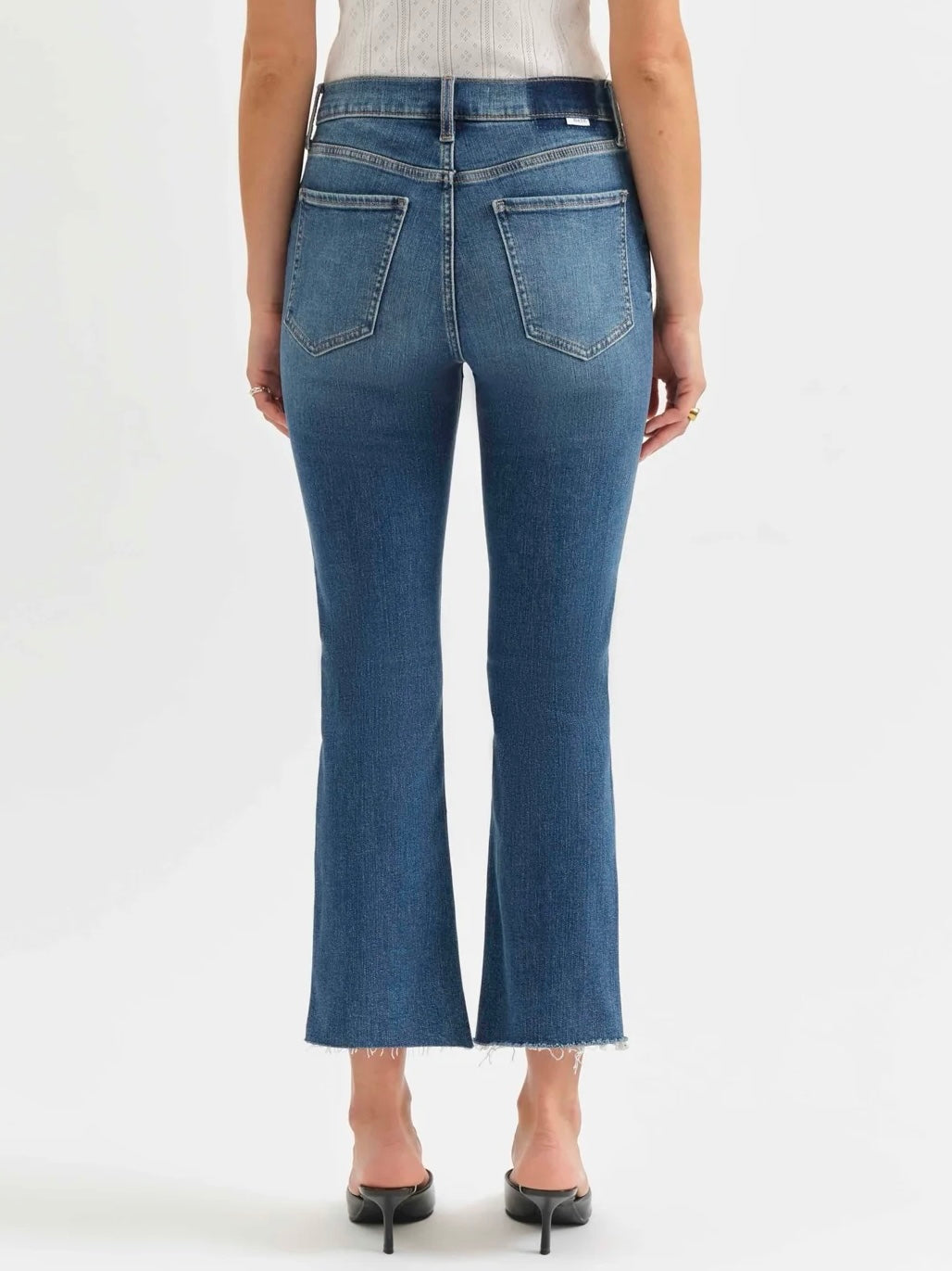 SHY GIRL HIGH RISE CROP FLARE