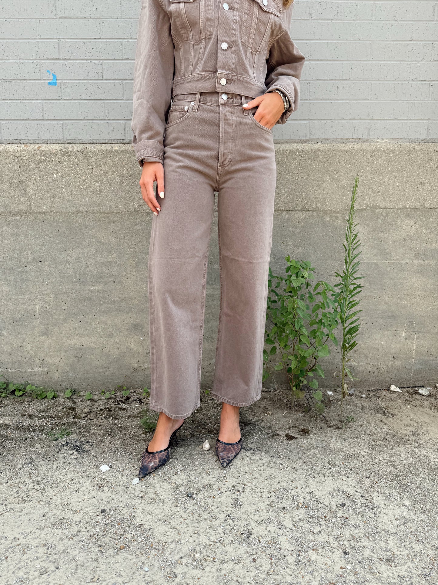 REN HIGH RISE WIDE LEG-CERAMIC