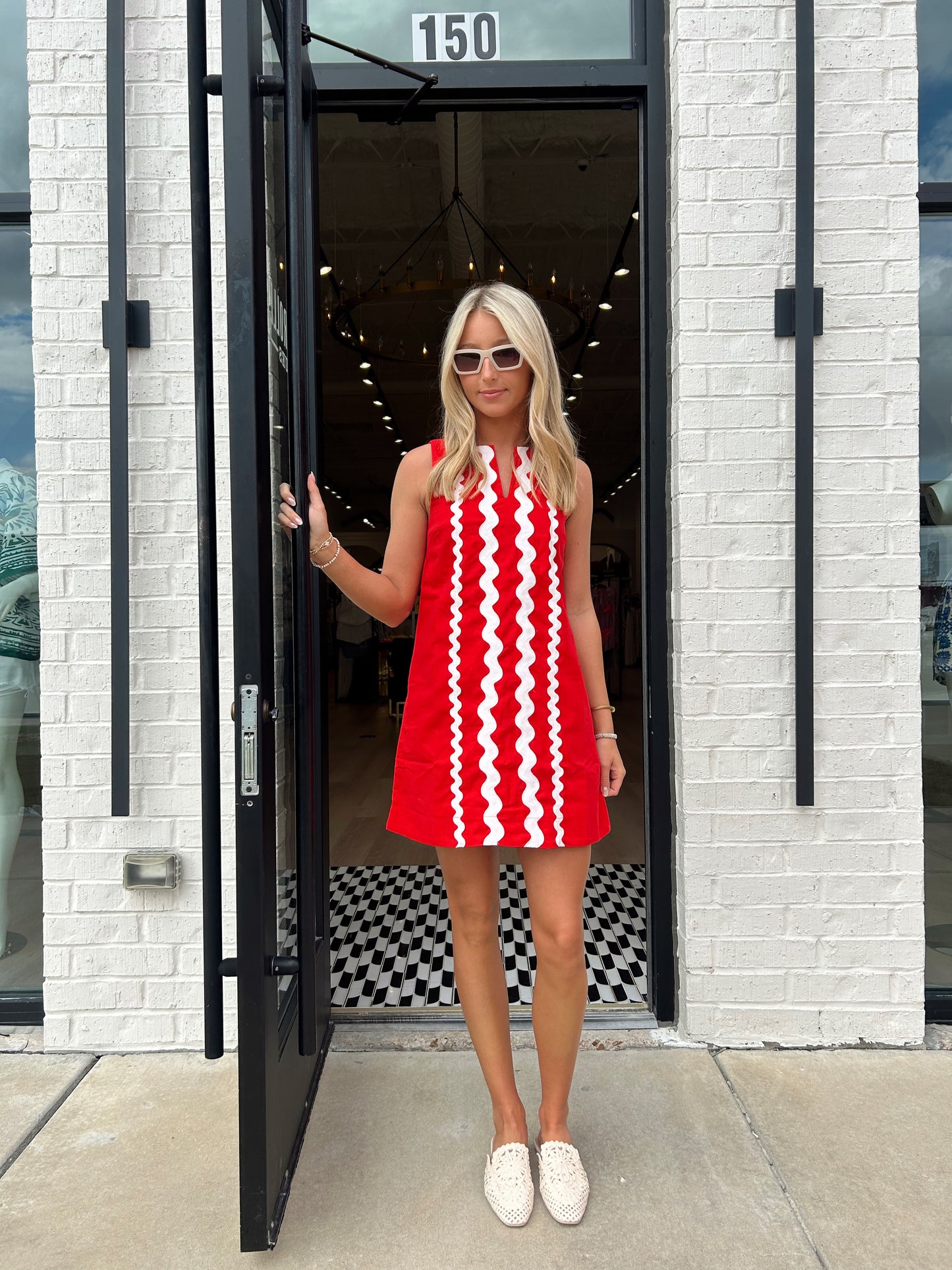 GIGI RICRAC SHIFT DRESS