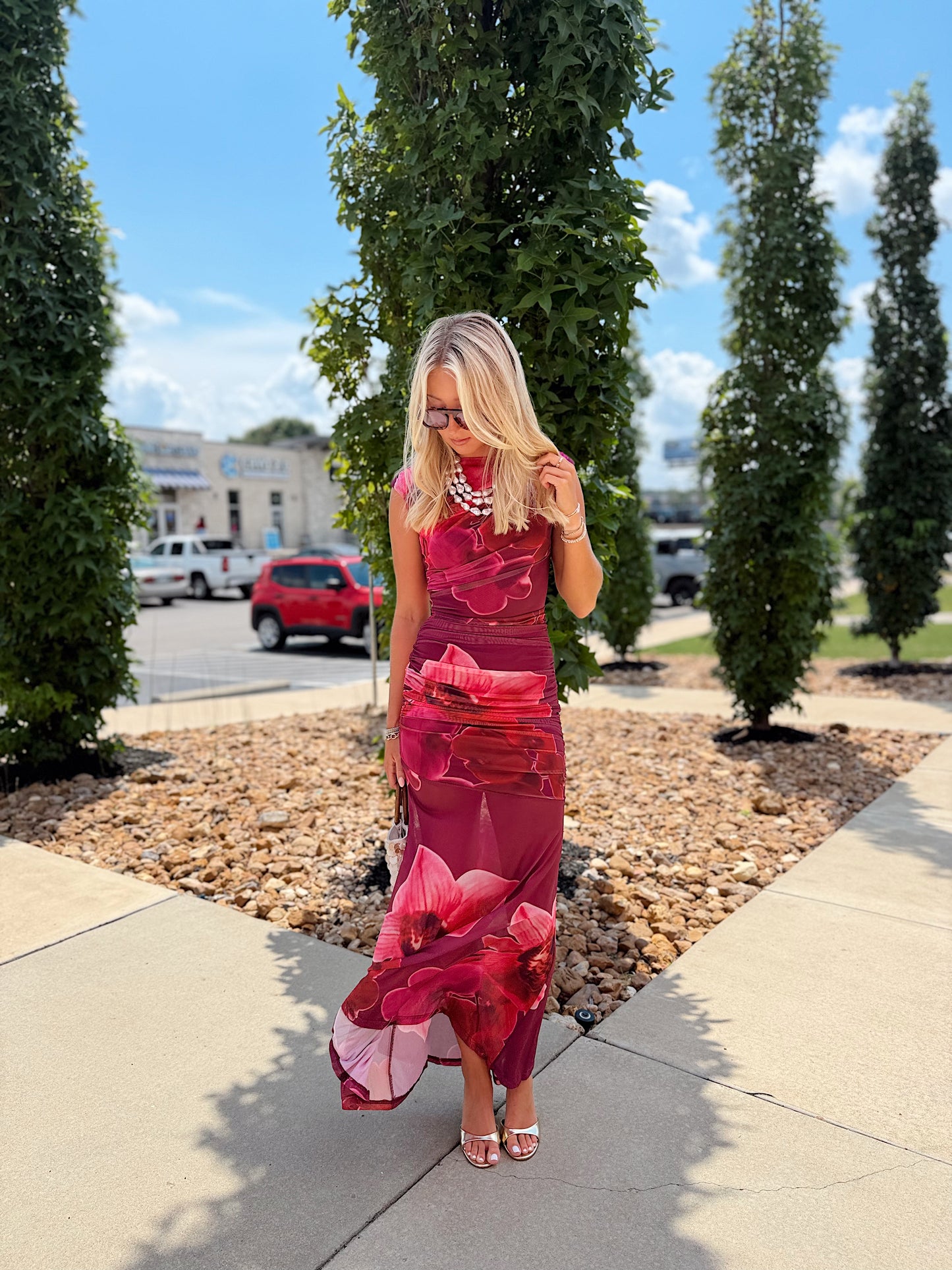 FLORAL MAXI DRESS