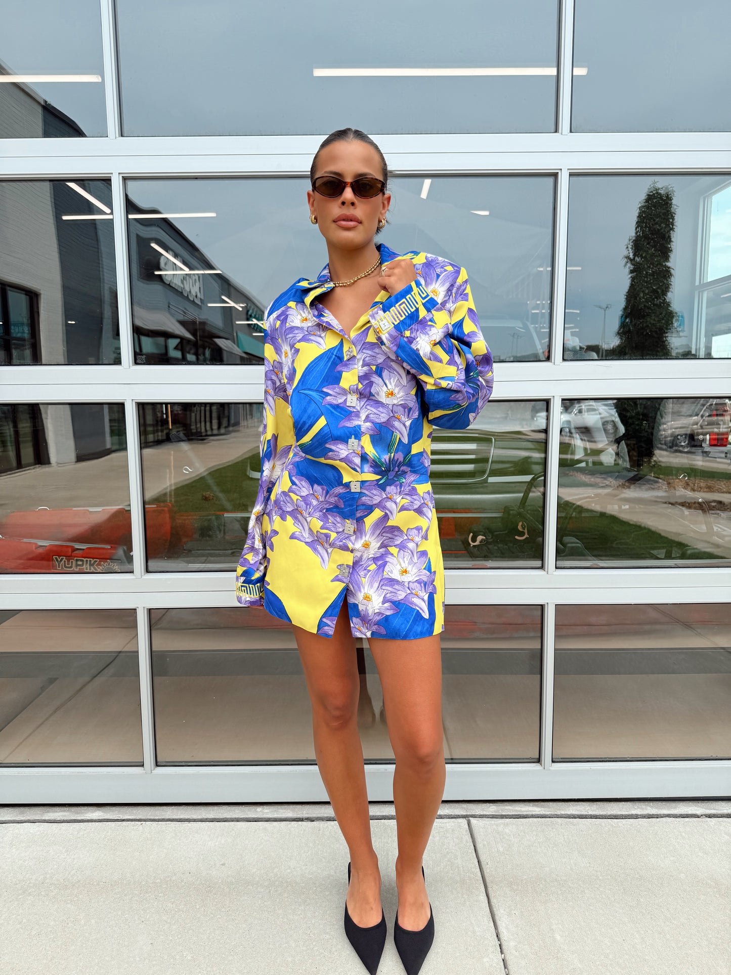 IN THE GARDEN CLASSIC SHIRT DRESS