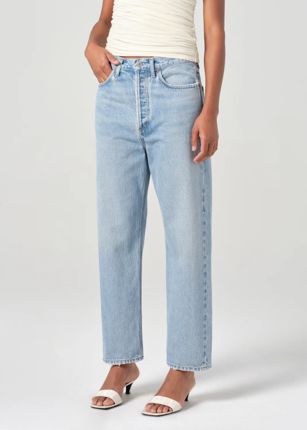 90’S CROP MID RISE STRAIGHT- FORCE