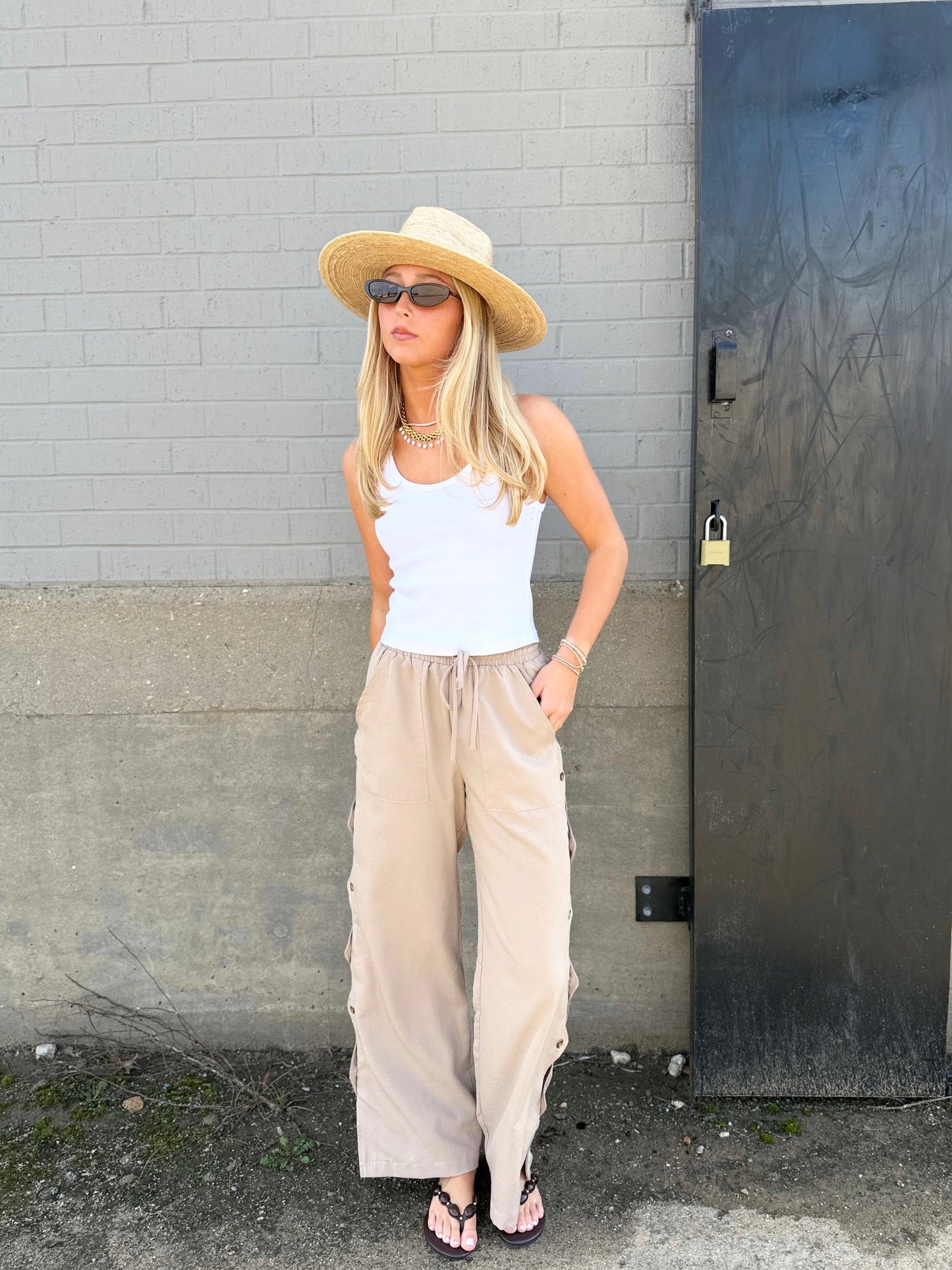 NATURAL ROOTS BUTTON PANTS