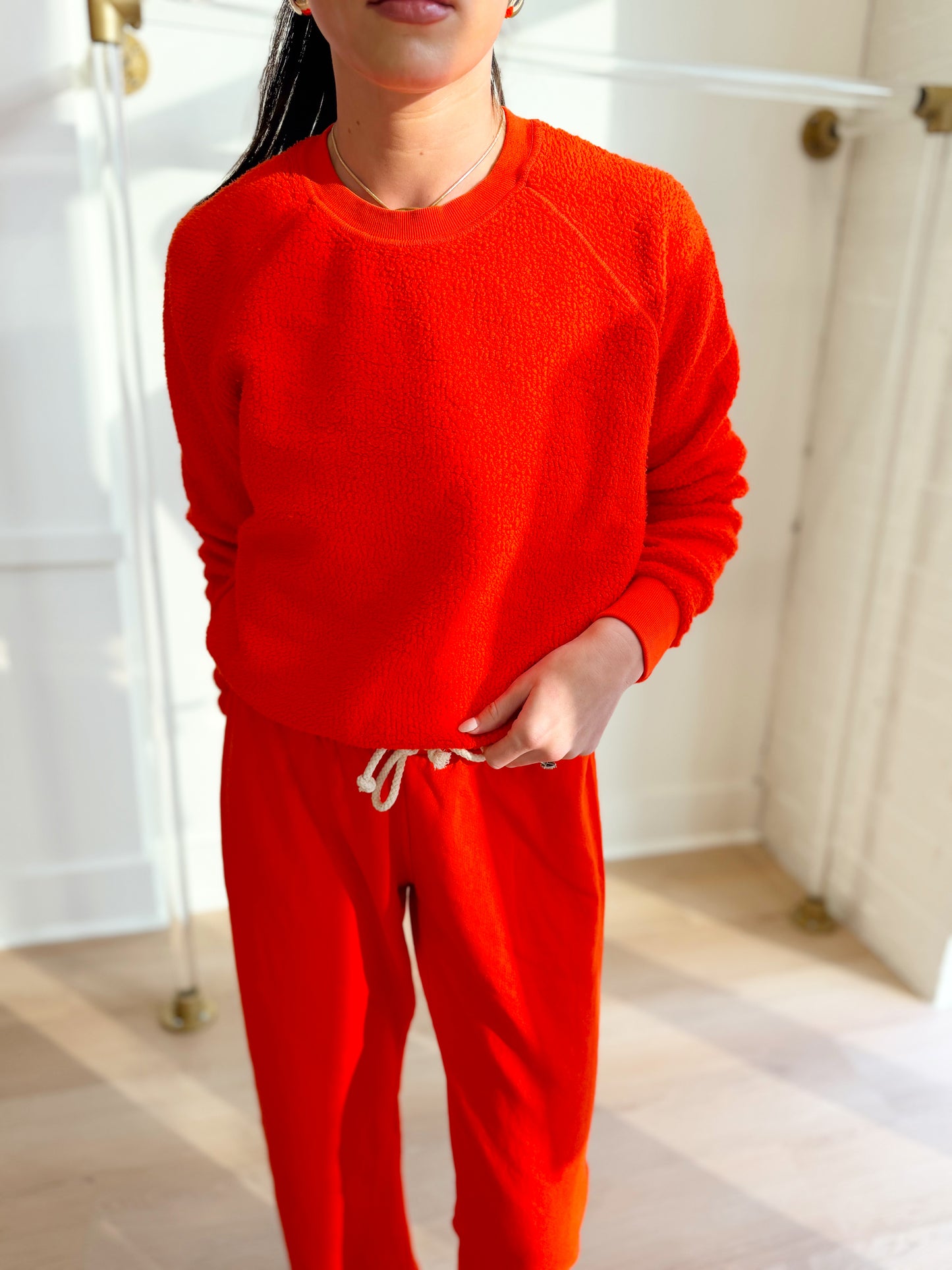 INSIDE OUT FLEECE SWEATSHIRT