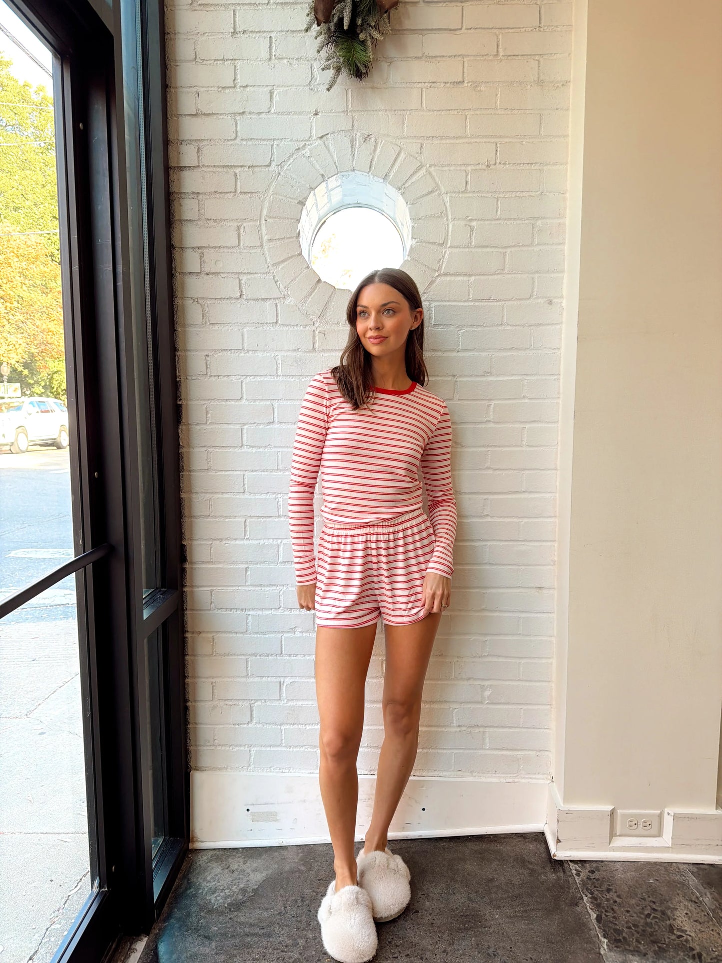 PAJAMA DAY STRIPED SHORT