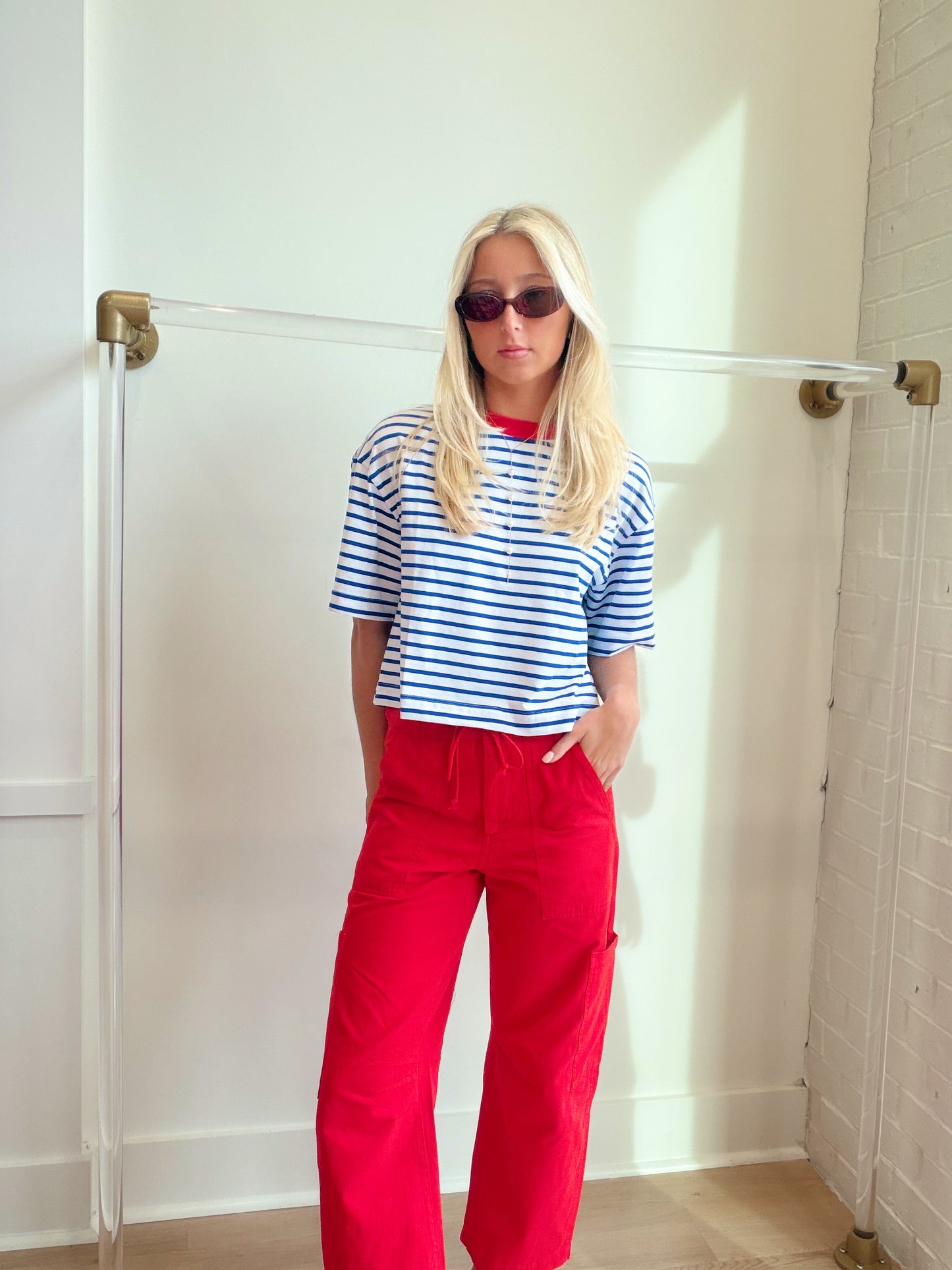 MAE STRIPED TEE
