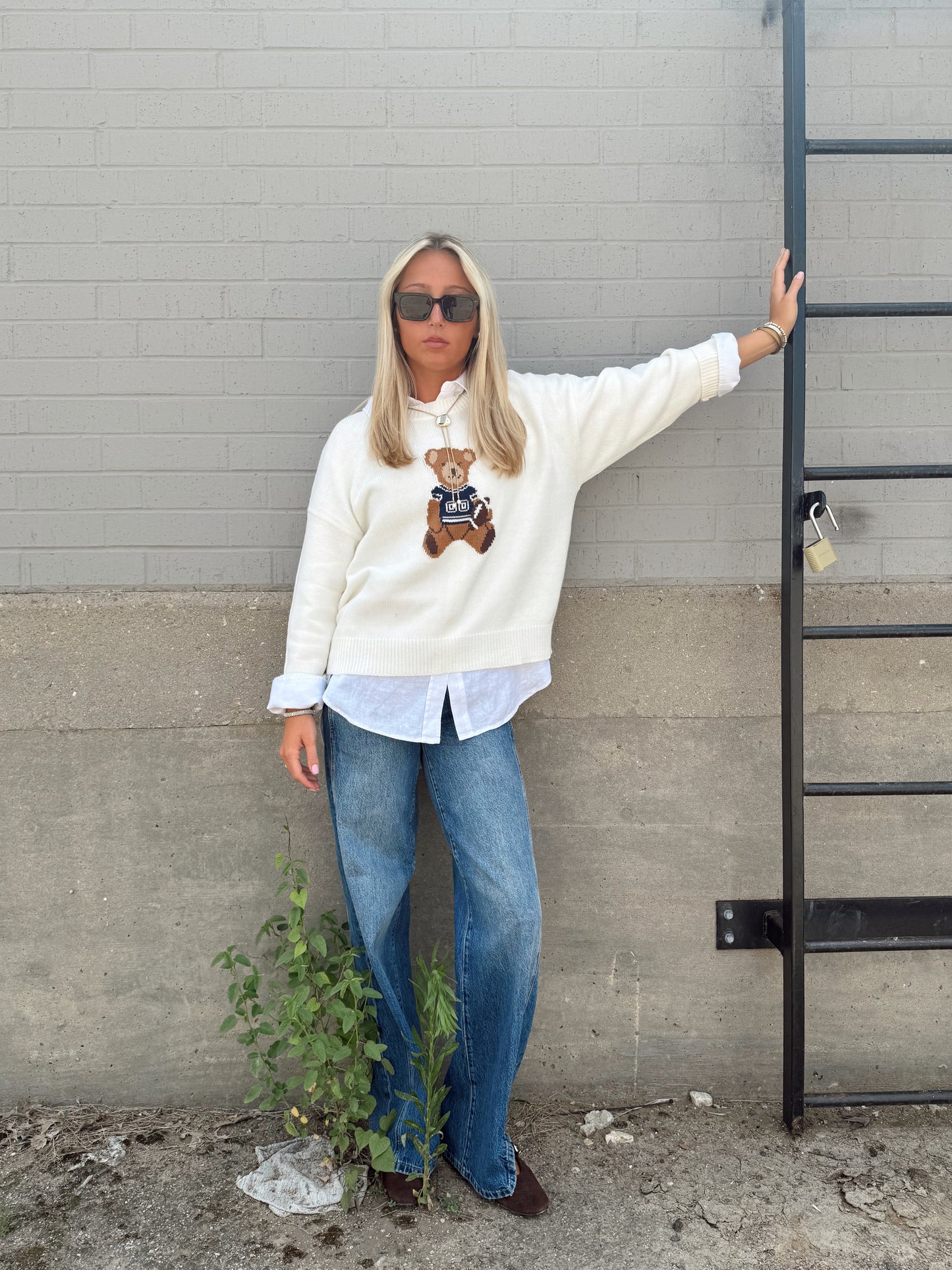 TOUCHDOWN TEDDY BEAR SWEATER