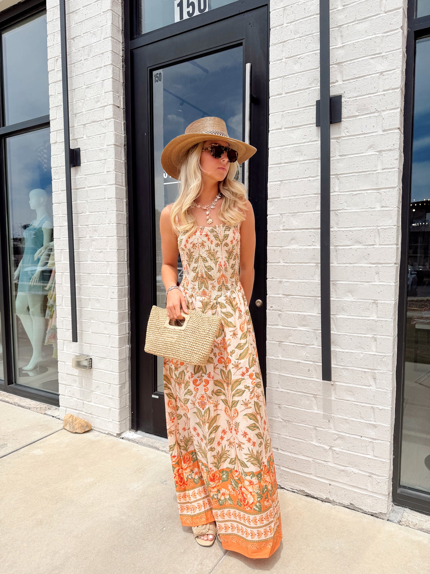 SIENNA BOTANICAL MAXI DRESS