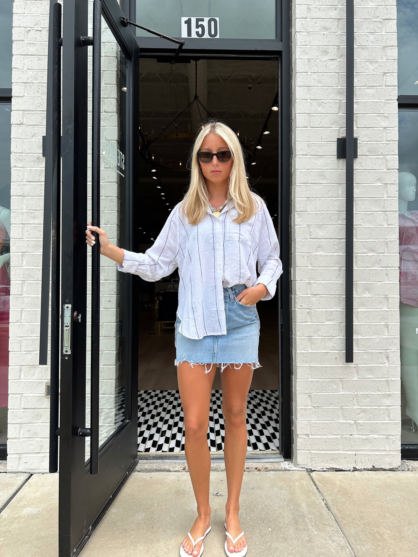 THE PERFECT LINEN TOP