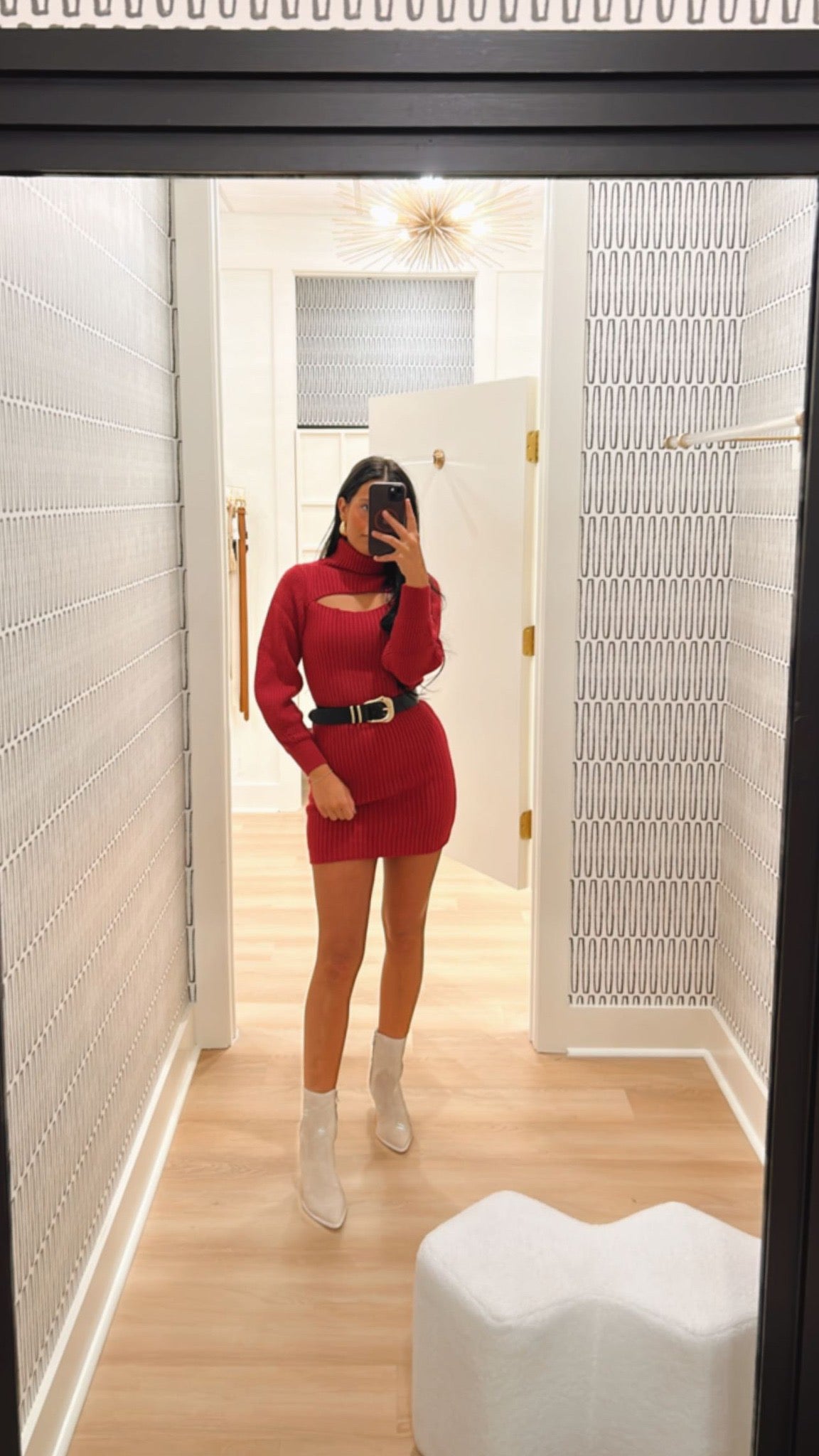 KOURT TURTLENECK DRESS