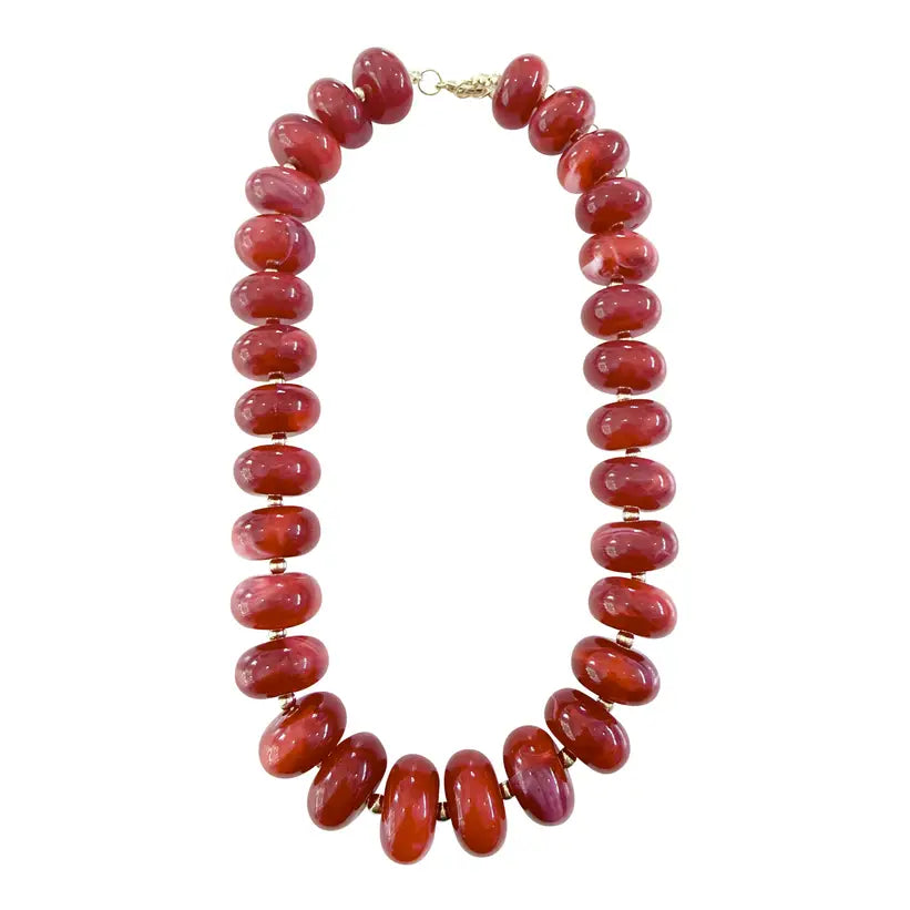 LIBERTY CHUNKY BEADED NECKLACE
