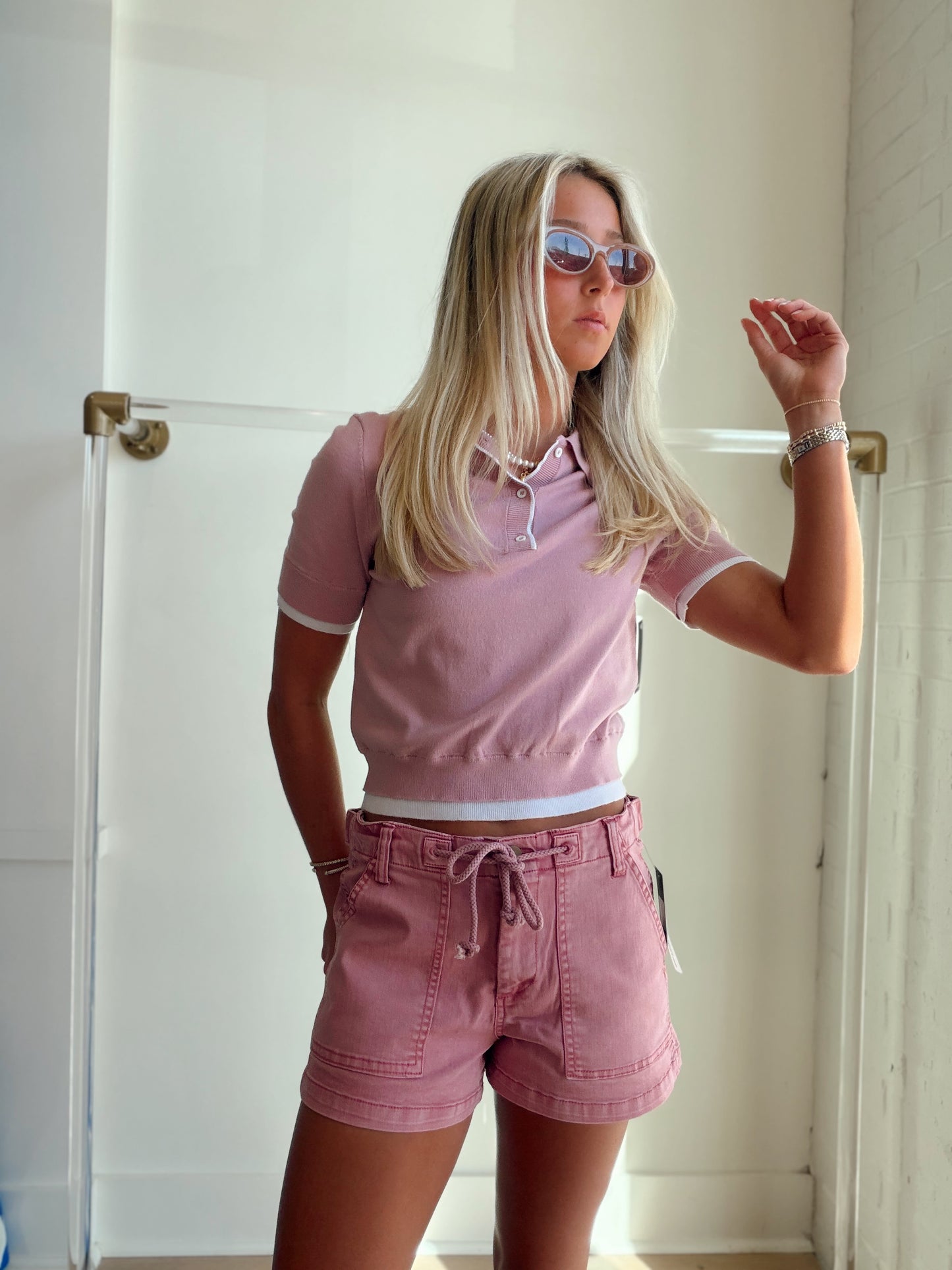 JULIE STRETCH CARGO SHORT
