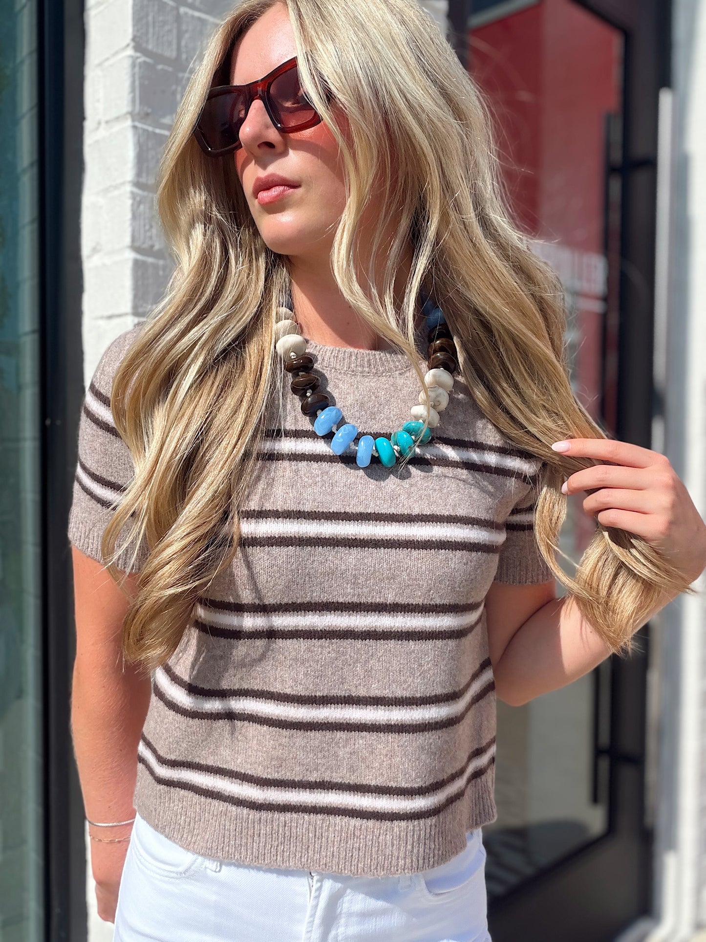 GATEWOOD STRIPES SWEATER