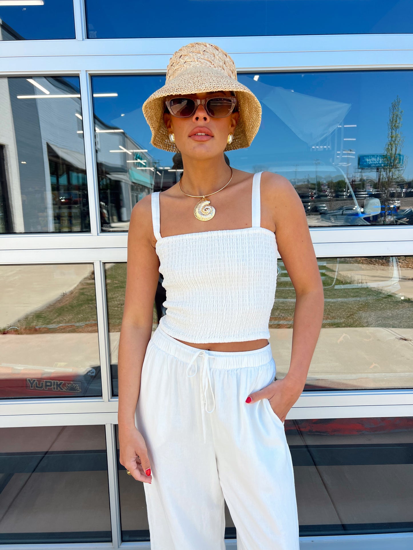 AMEILIE LINEN TOP