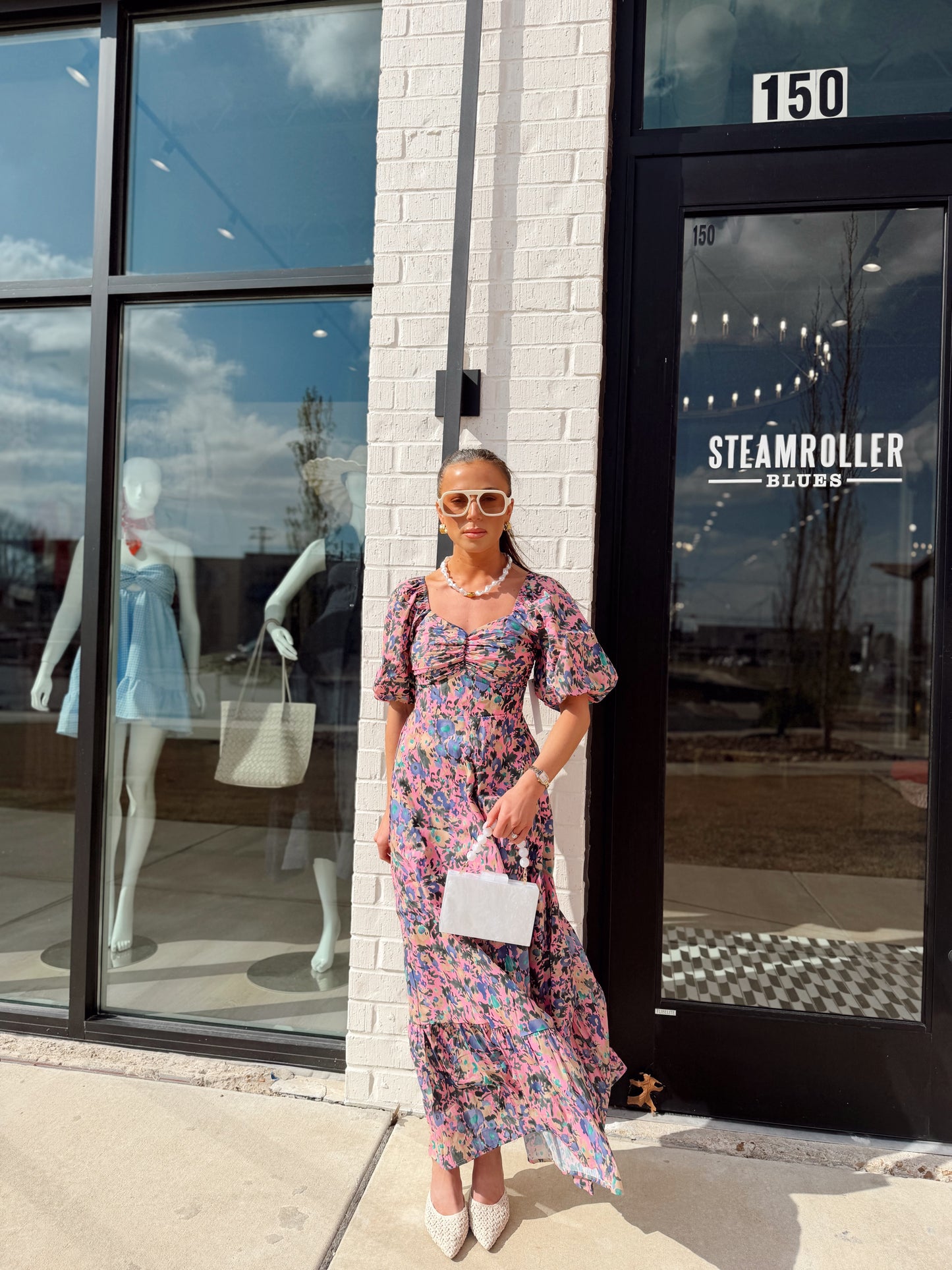 OPEN TIEBACK MAXI DRESS