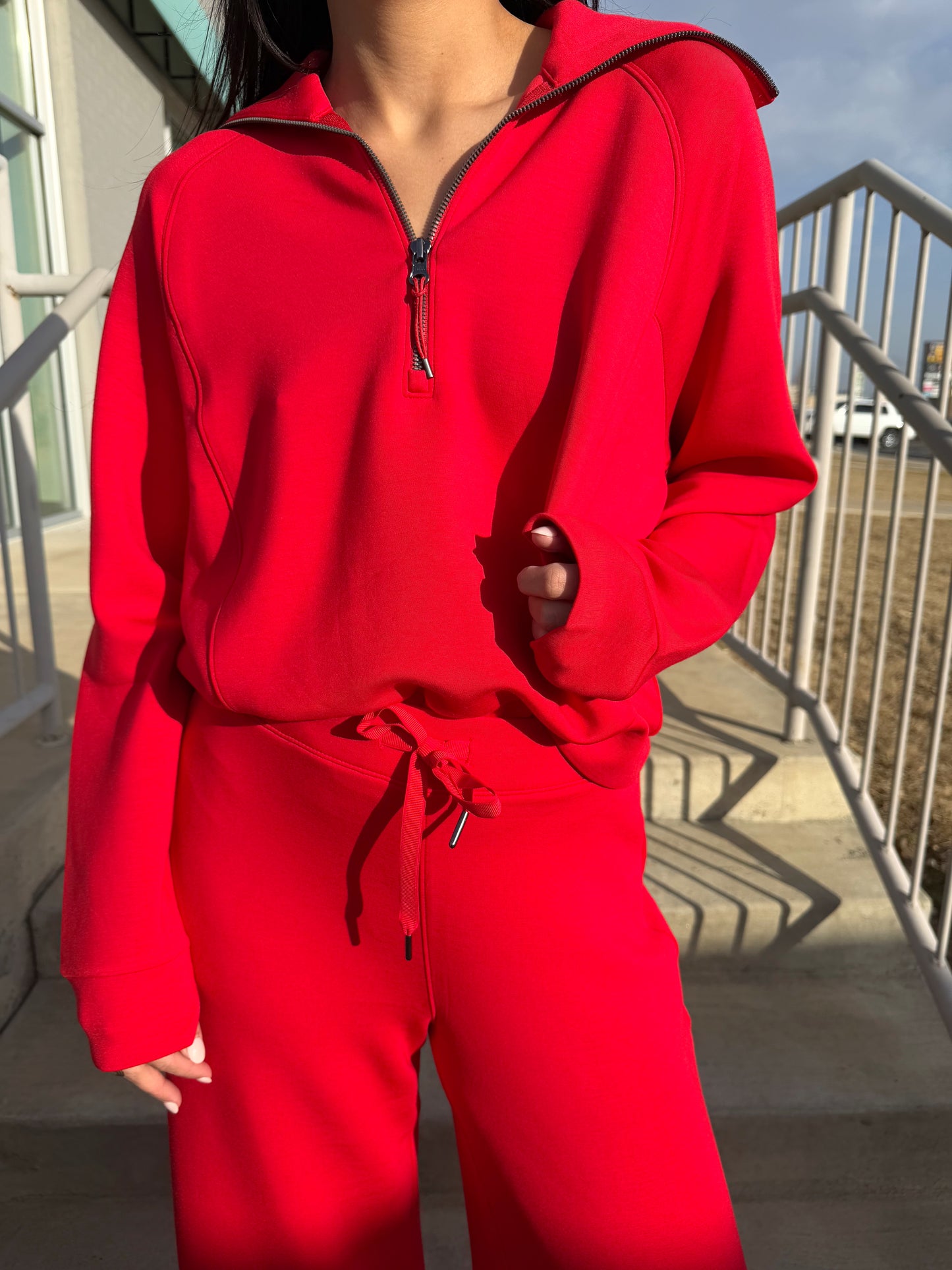 AIR ESSENTIALS HALF ZIP