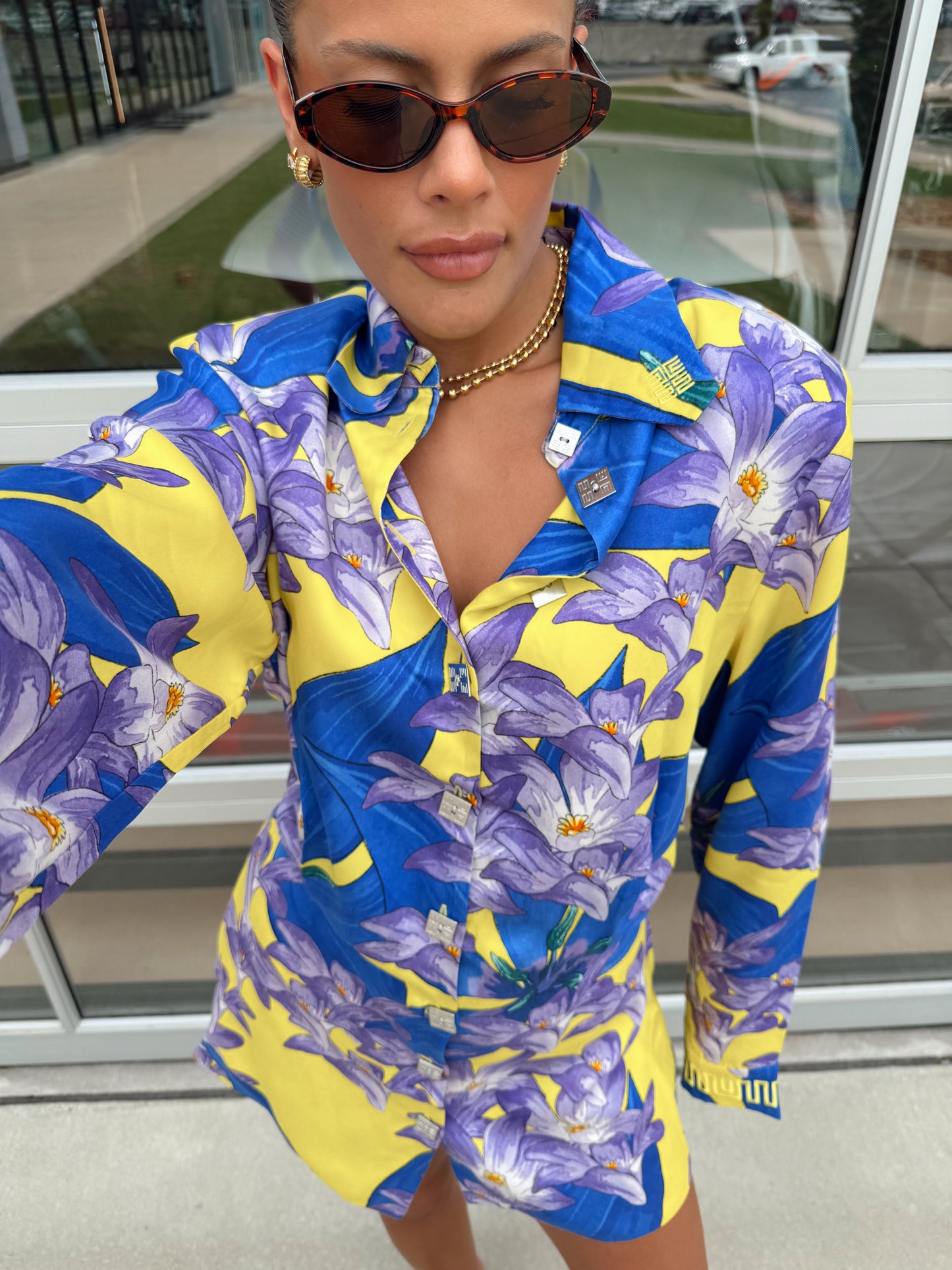 IN THE GARDEN CLASSIC SHIRT DRESS