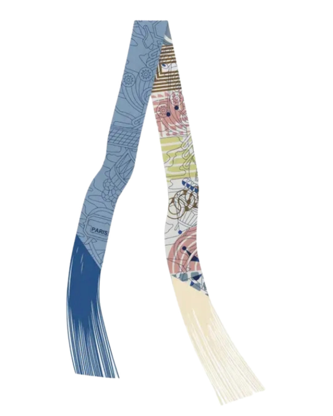 FRILLY SCARF WITH FRINGE - H
