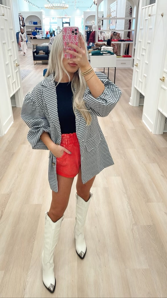 SOFIA PLAID BLAZER