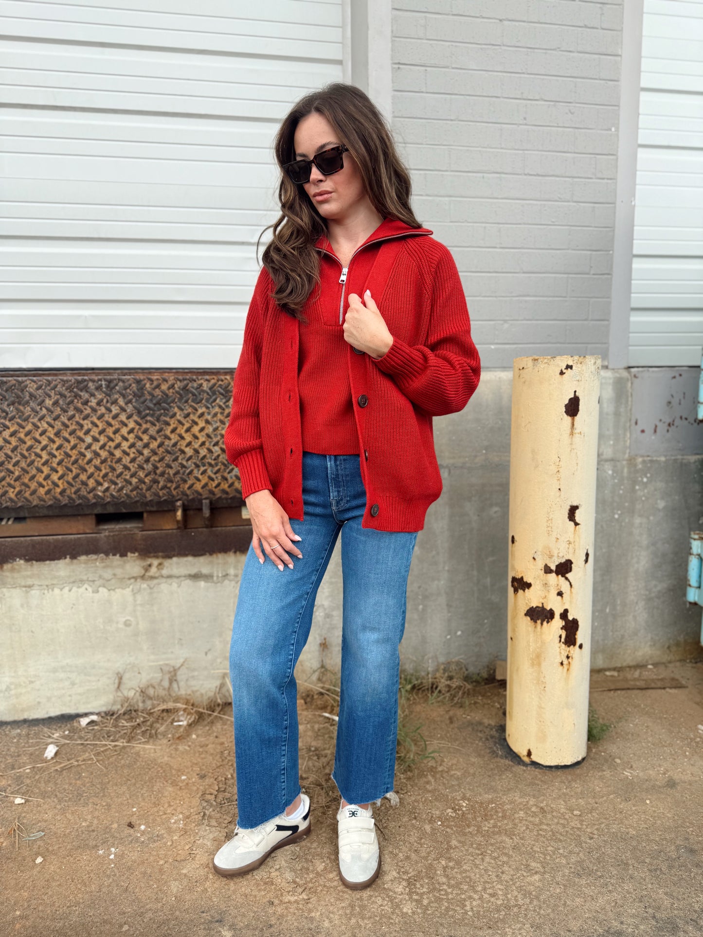 SITGES BUTTON THROUGH KNIT
