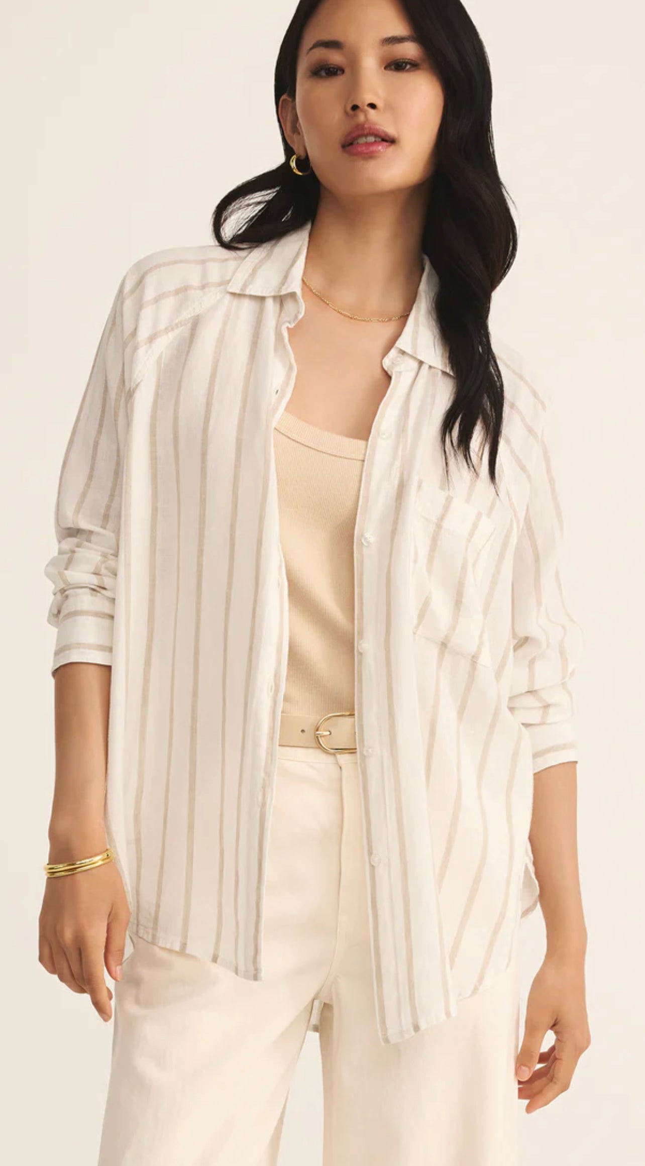 PERFECT LINEN TOP