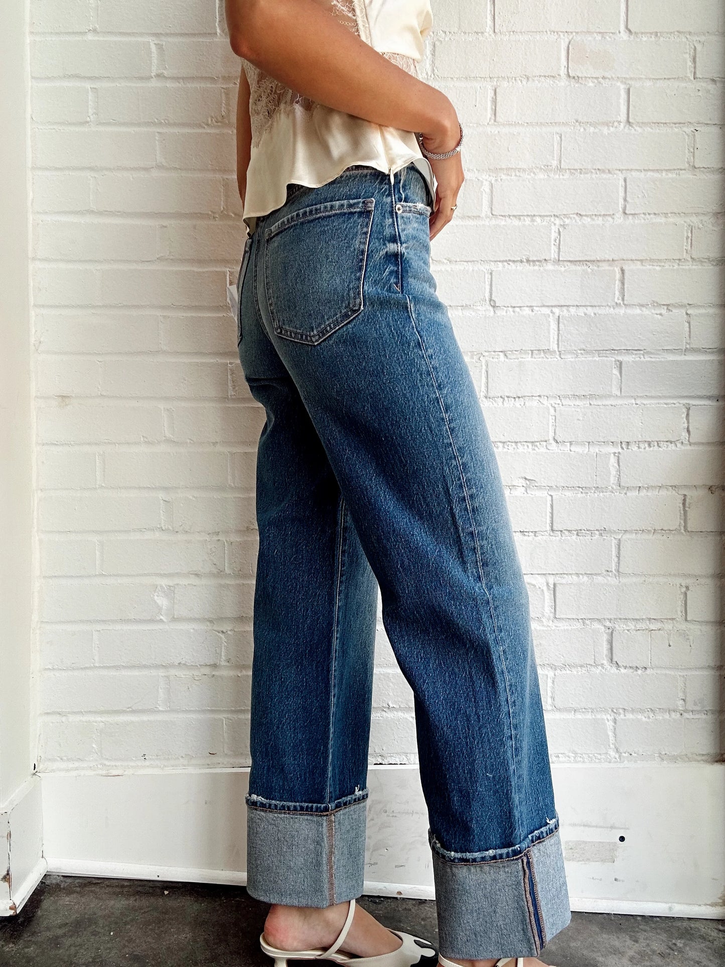 EASTSIDE HIGH RISE LOOSE- BE MINE VINTAGE
