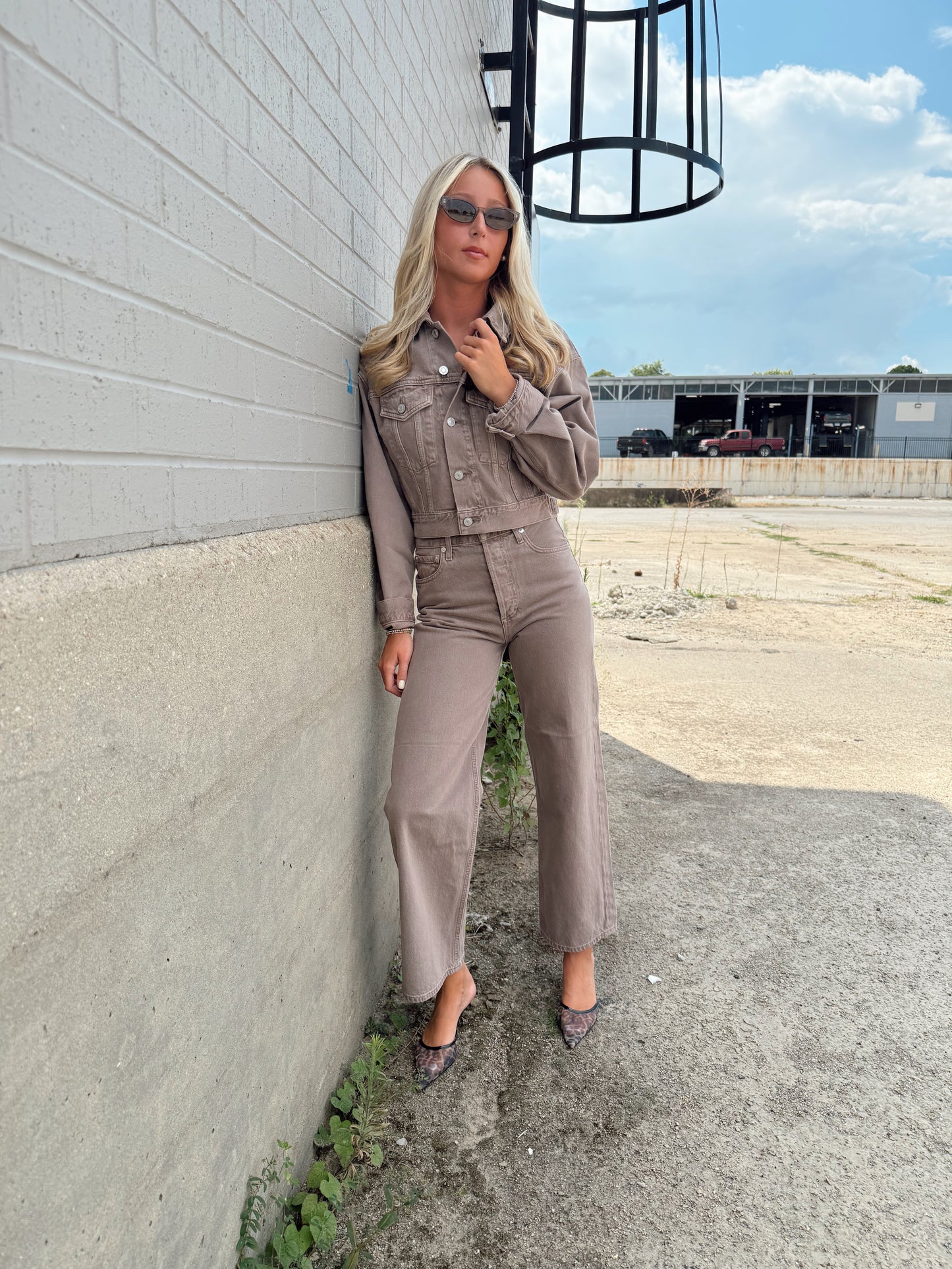 REN HIGH RISE WIDE LEG-CERAMIC