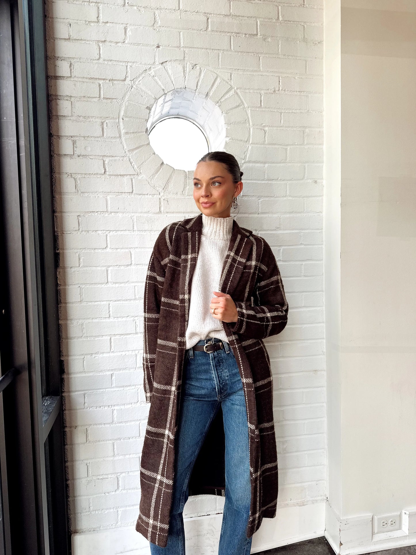 MASON SWEATER PLAID COAT