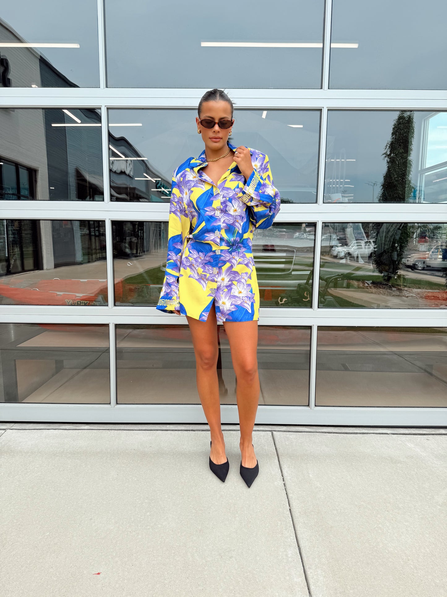 IN THE GARDEN CLASSIC SHIRT DRESS