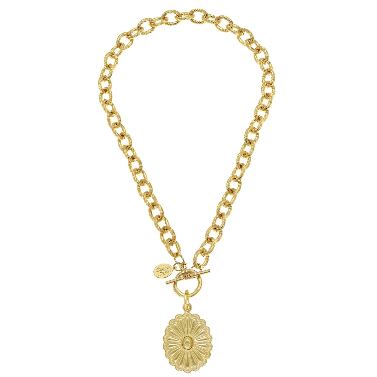 JANE OVAL TOGGLE NECKLACE