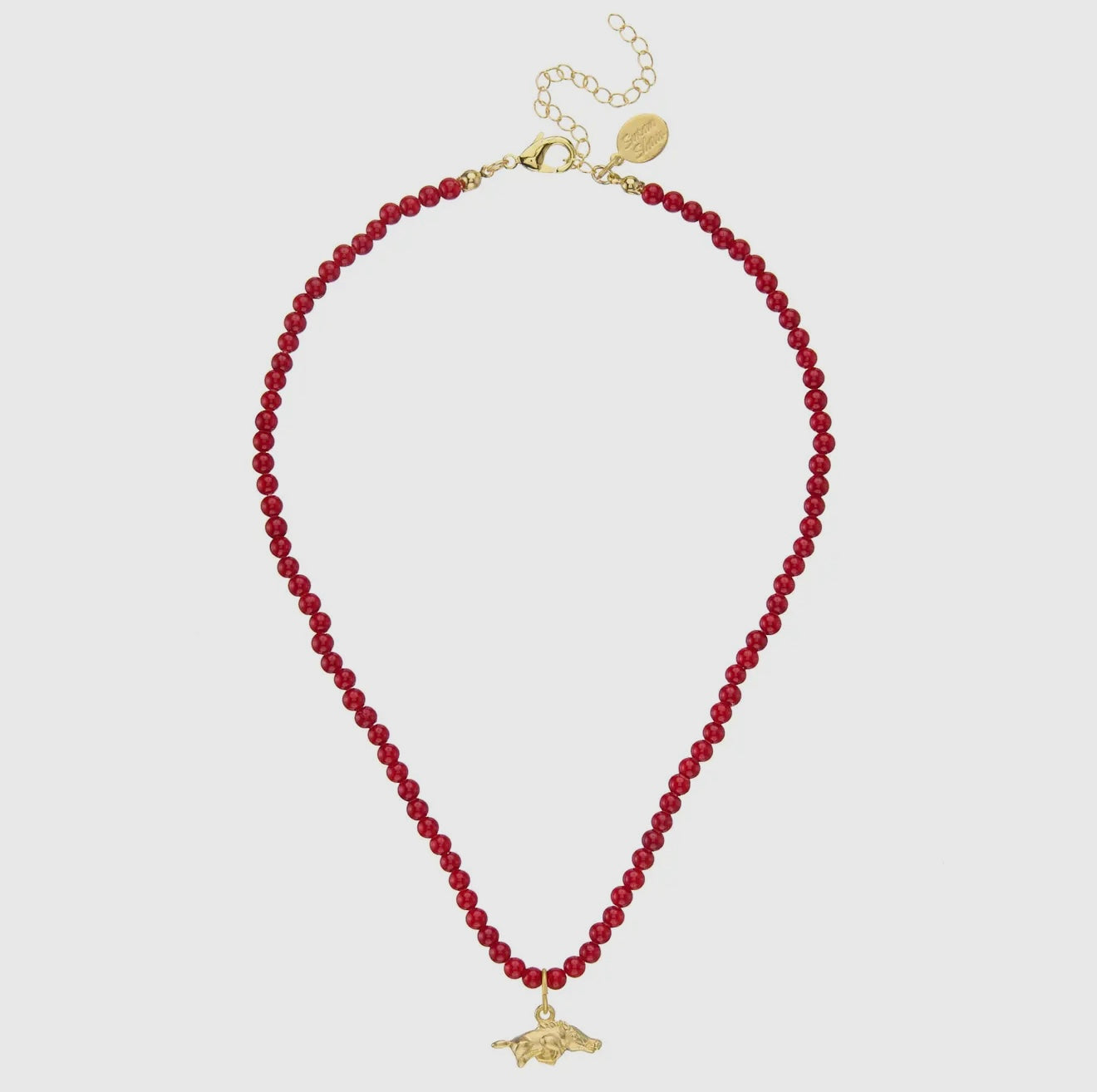 MINI RAZORBACK BEADED NECKLACE