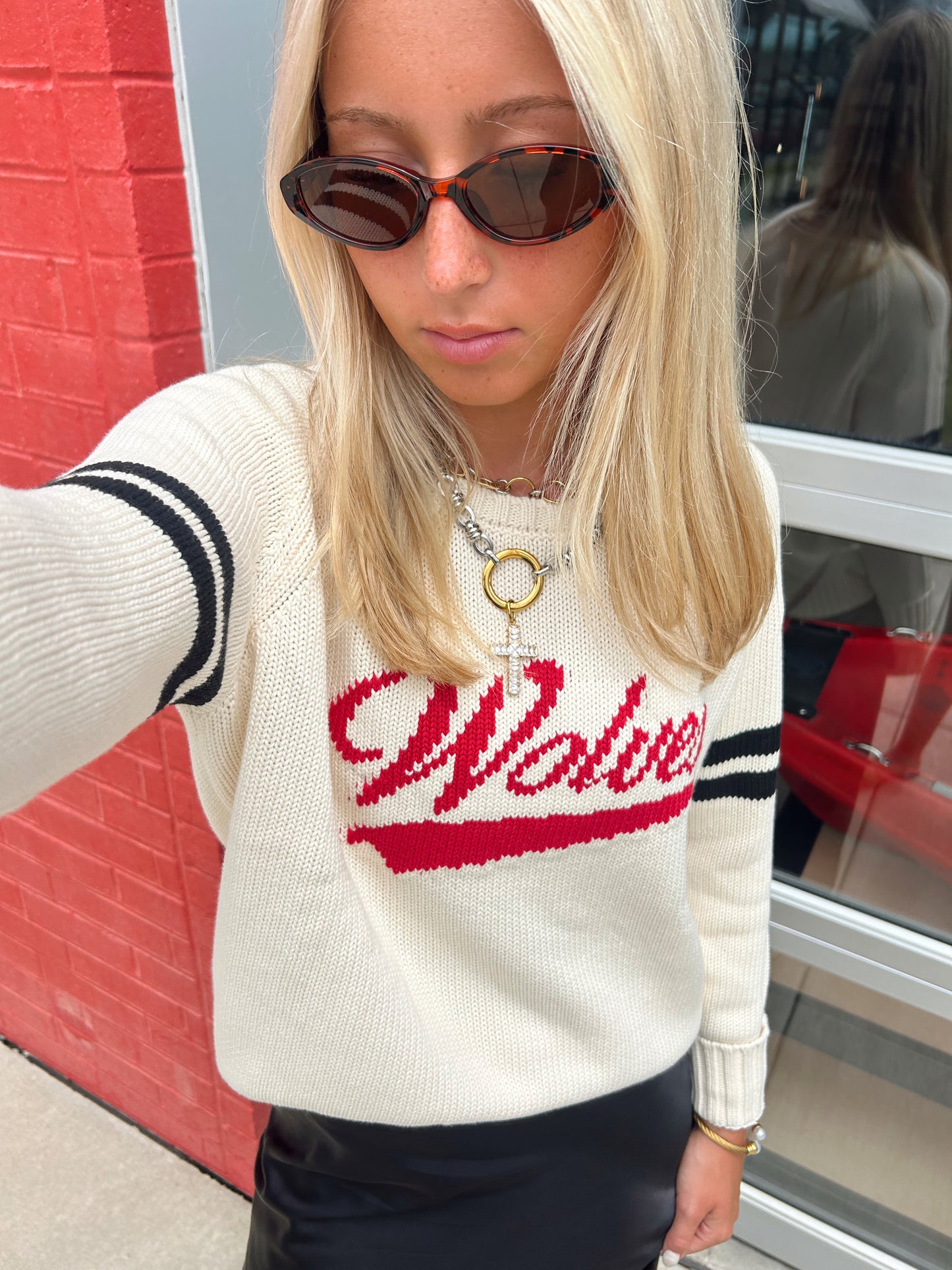 VARSITY WOLVES SWEATER