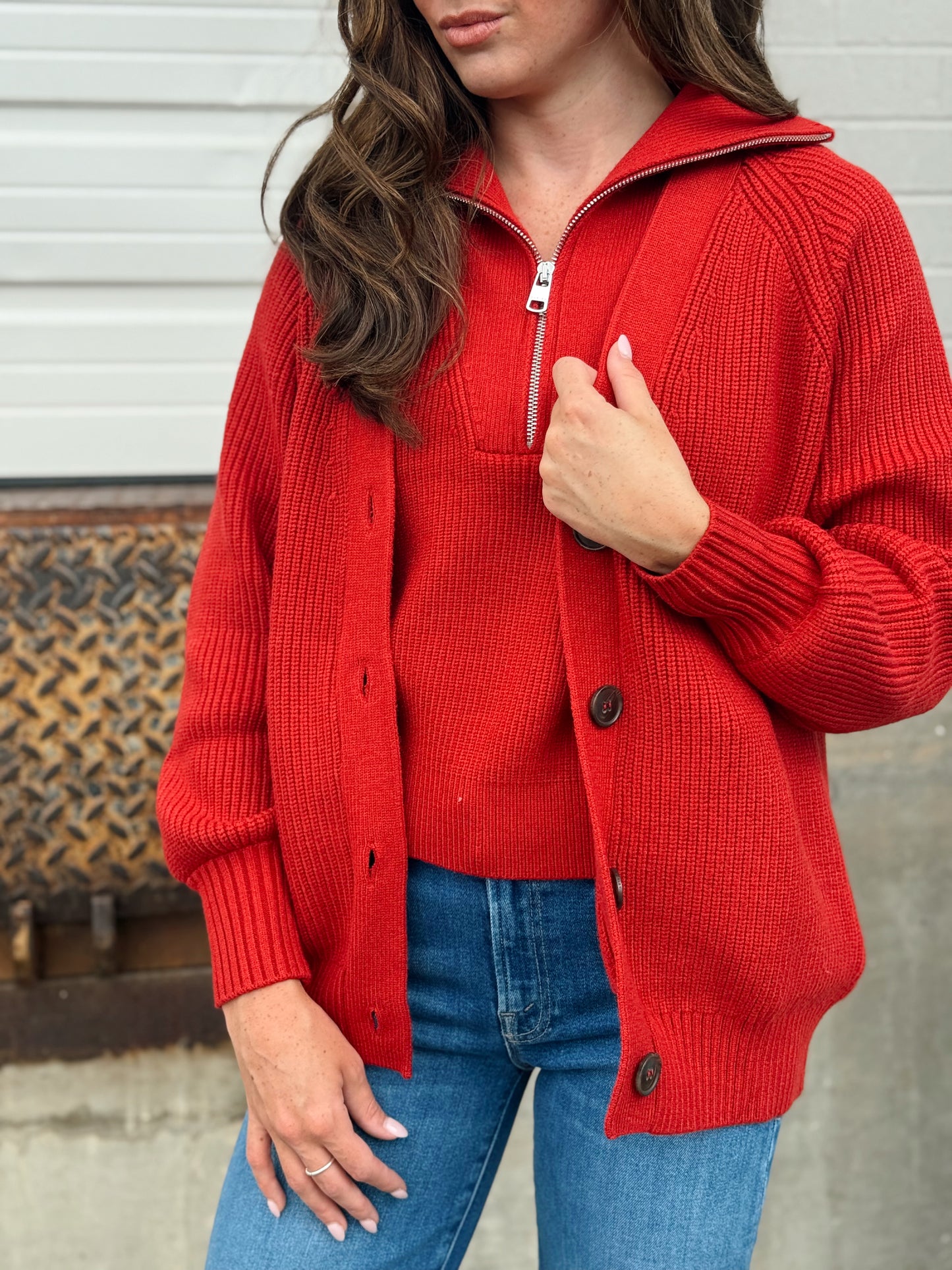 SITGES BUTTON THROUGH KNIT