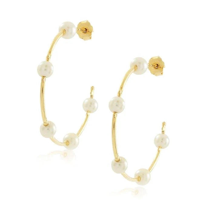 MOLLY PEARL HOOPS