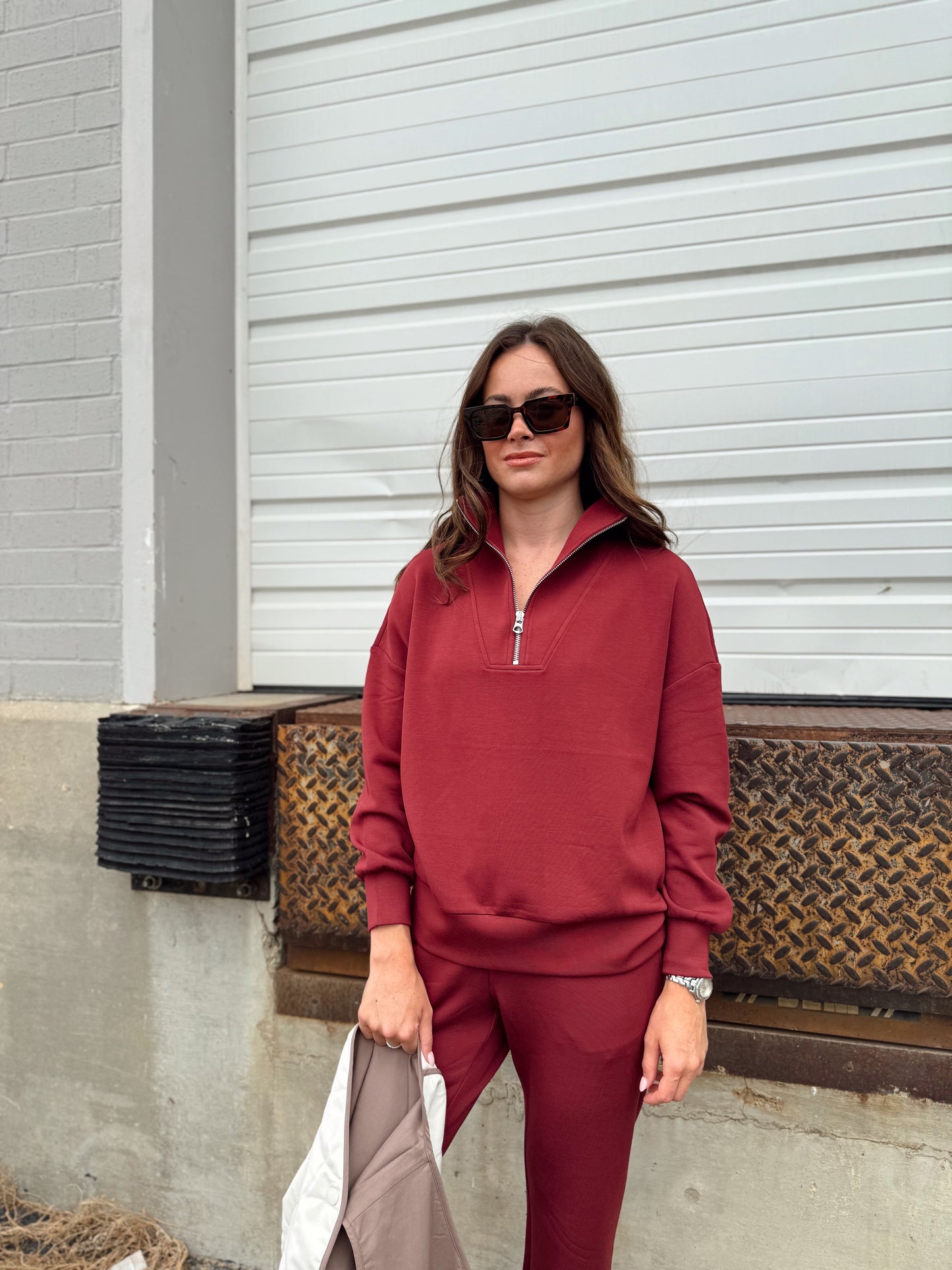 HAWLEY HALF ZIP SWEAT