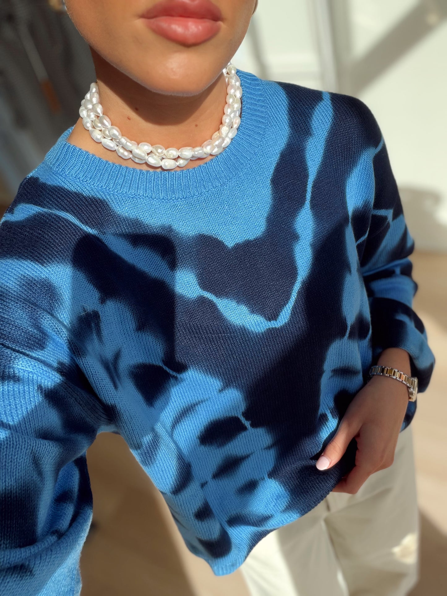 CAPRINA TIE DYED SWEATER