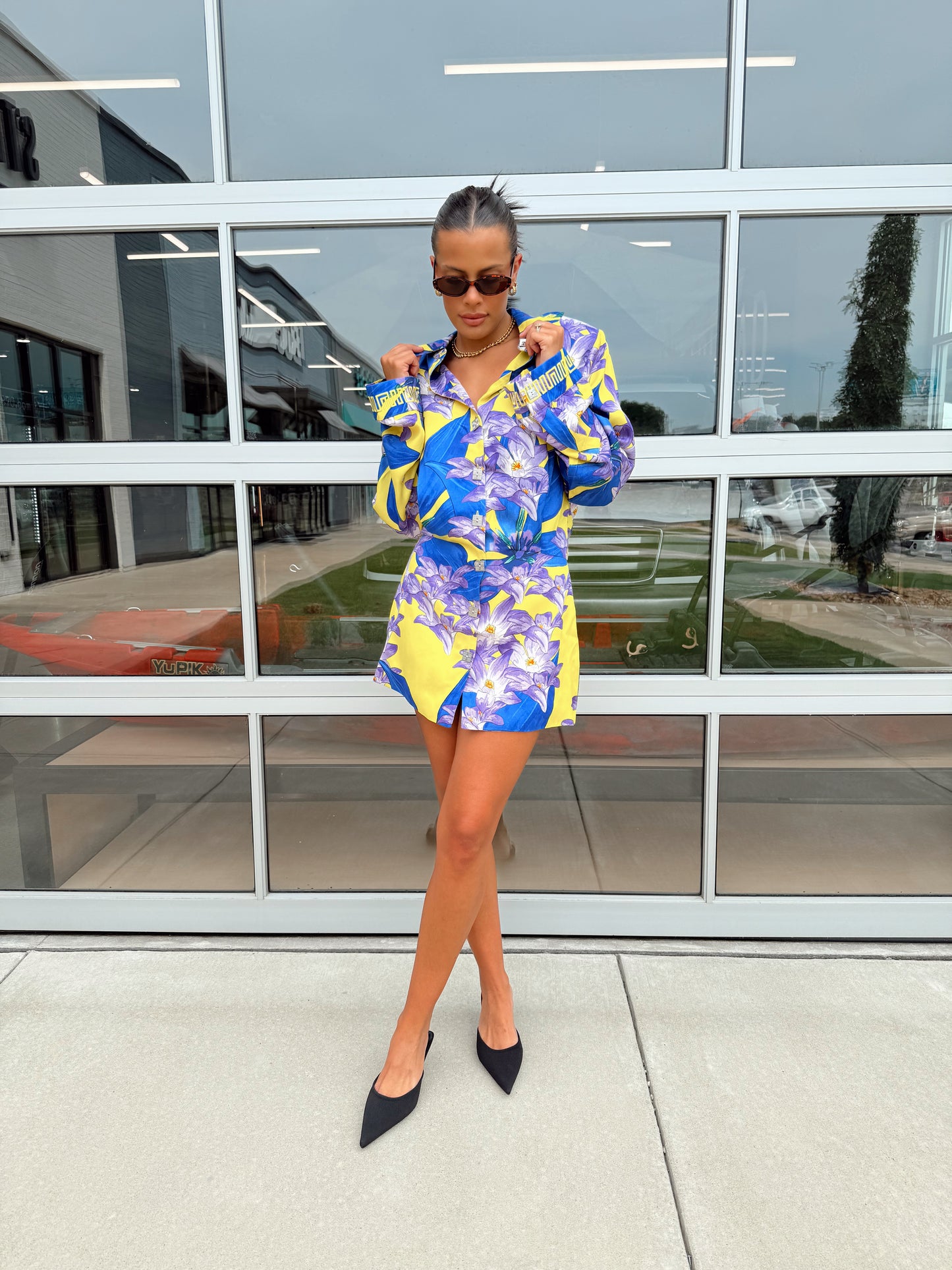 IN THE GARDEN CLASSIC SHIRT DRESS