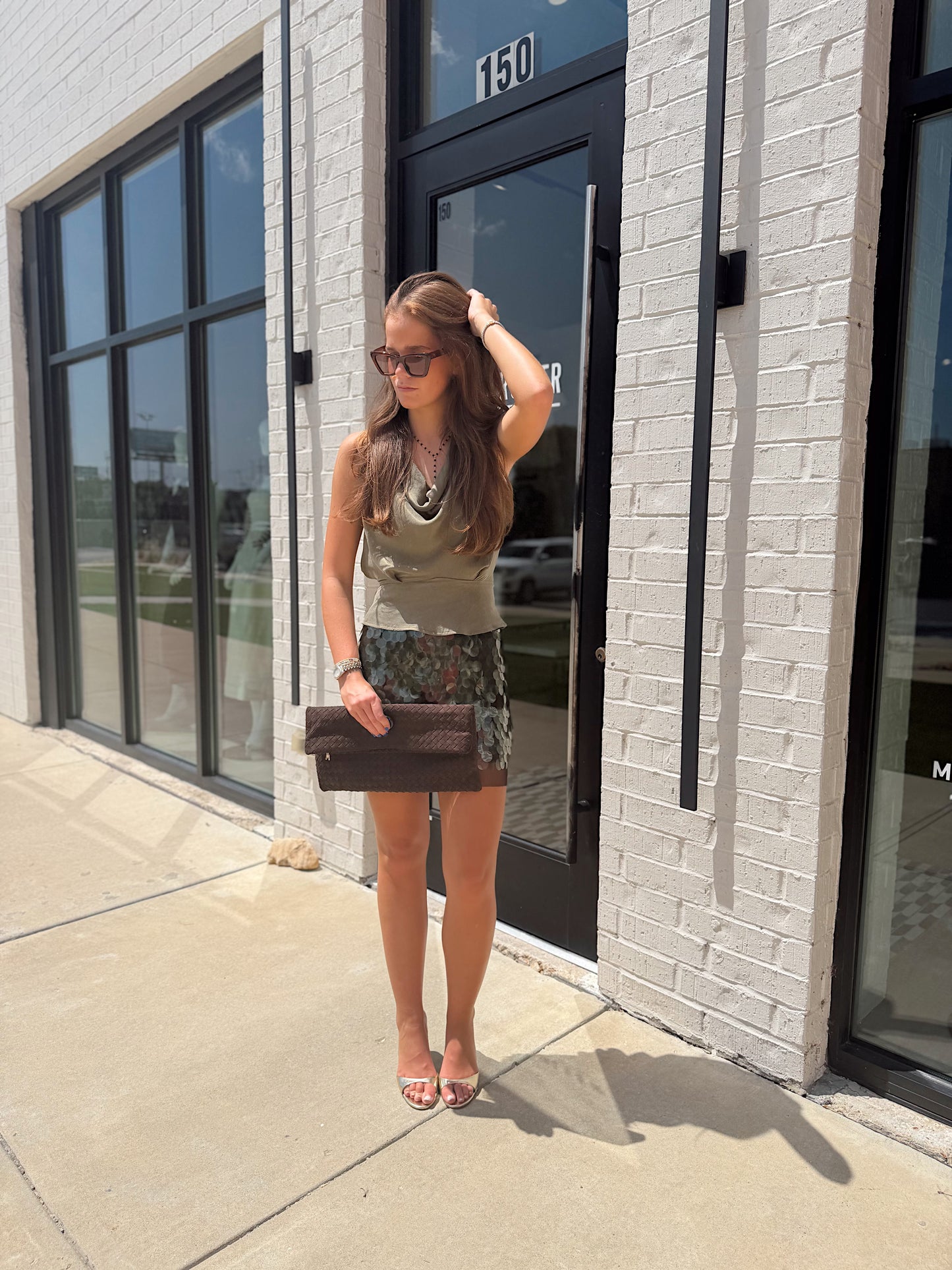 ALULA SEQUINED MINI SKIRT