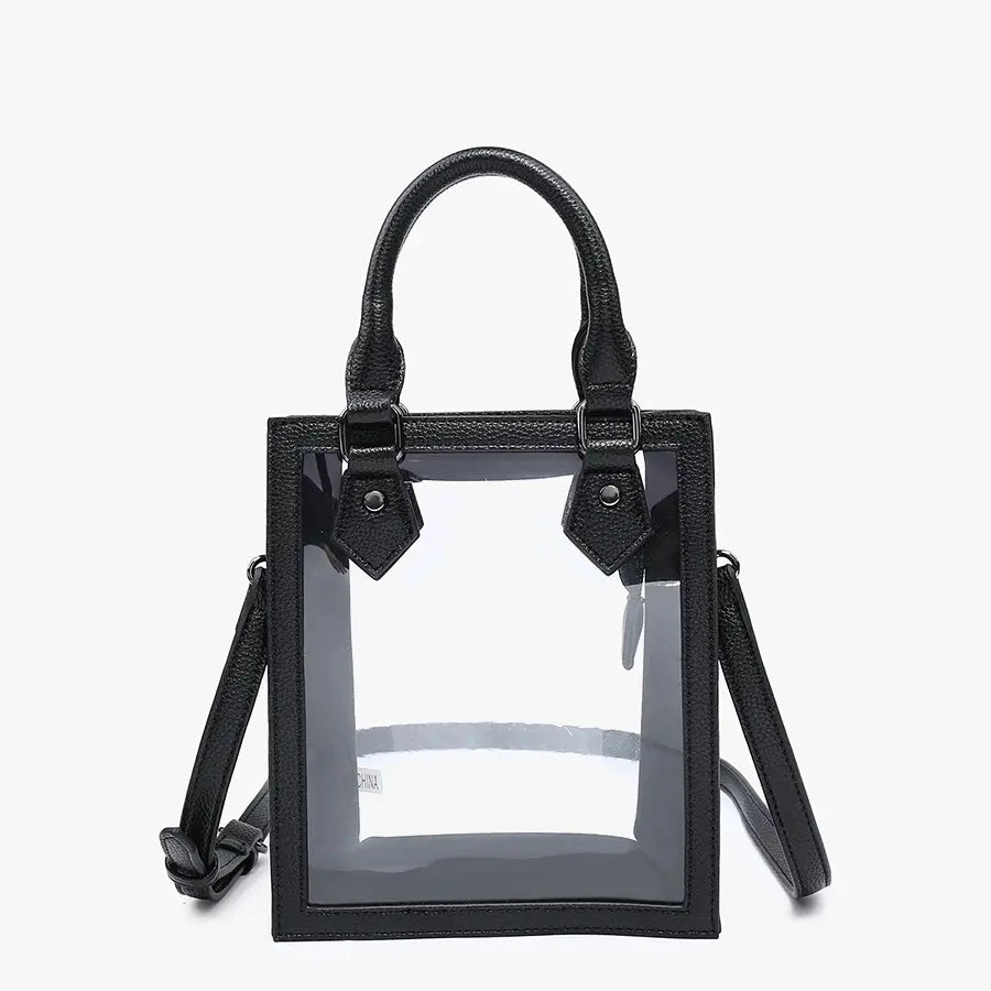 ELISE CLEAR CROSSBODY W/ DUAL HANDLES