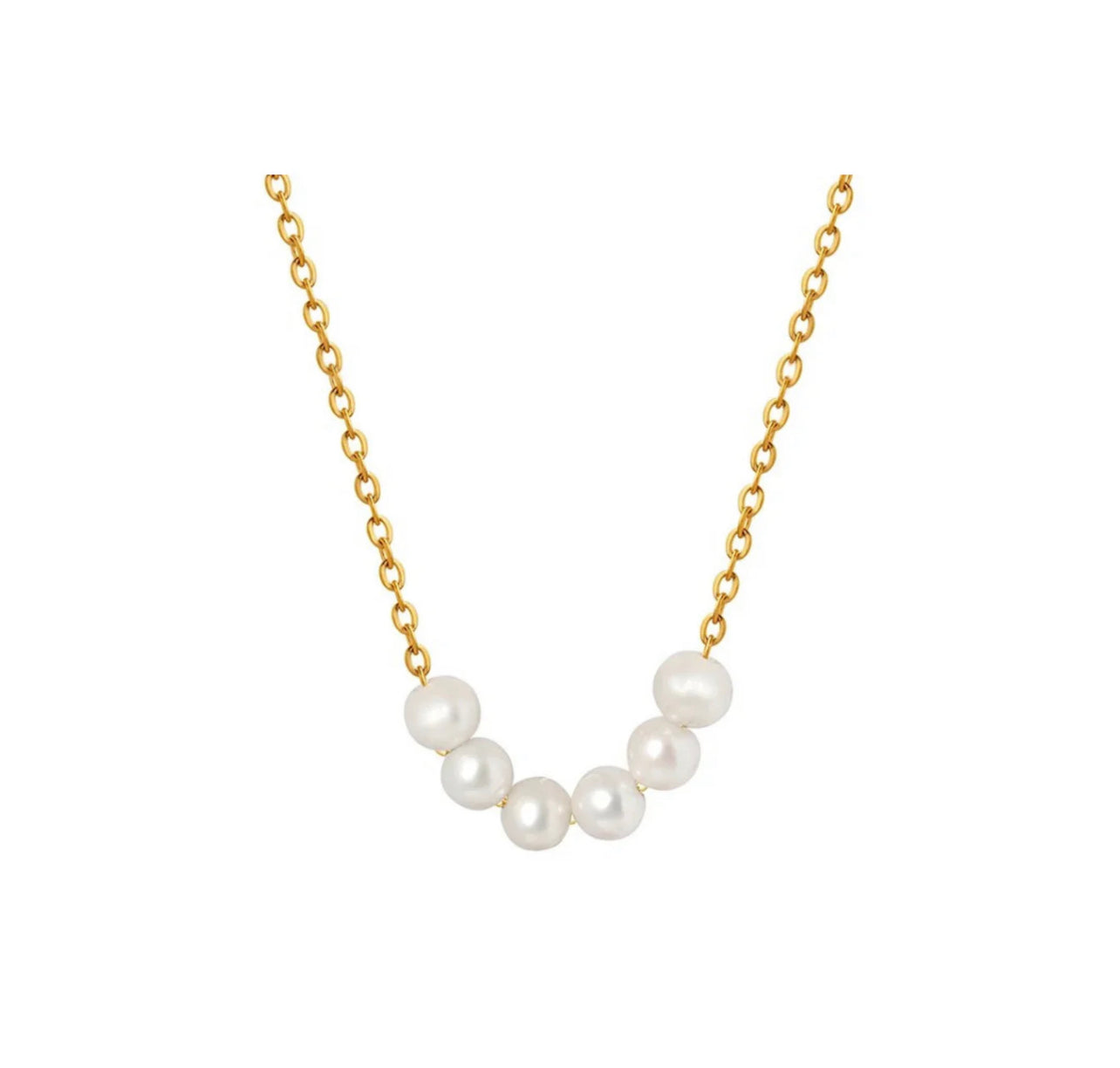 ADA BEADED PEARL NECKLACE