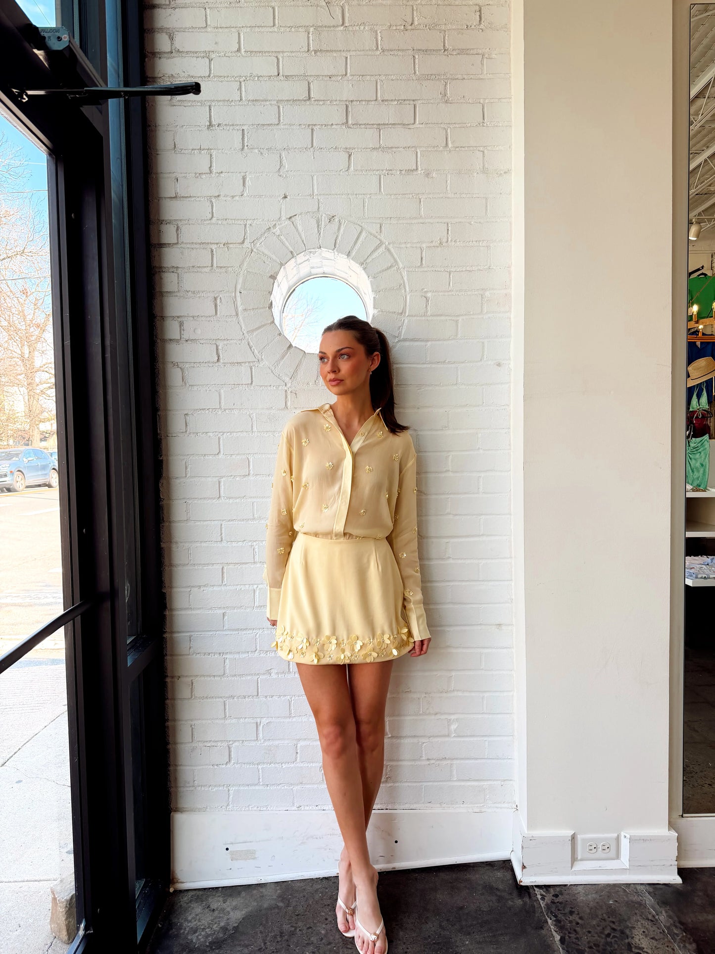 AYLA EMBROIDERED SKIRT