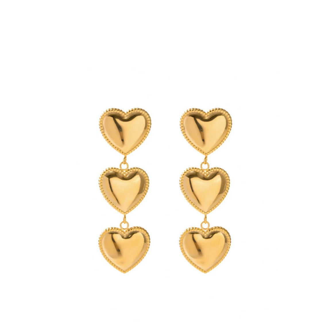 TRIPLE HEART STUDS