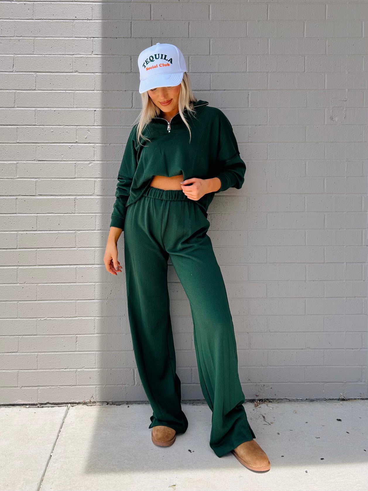 FLEECE PANT W/ ROLLOVER WAISTBAND