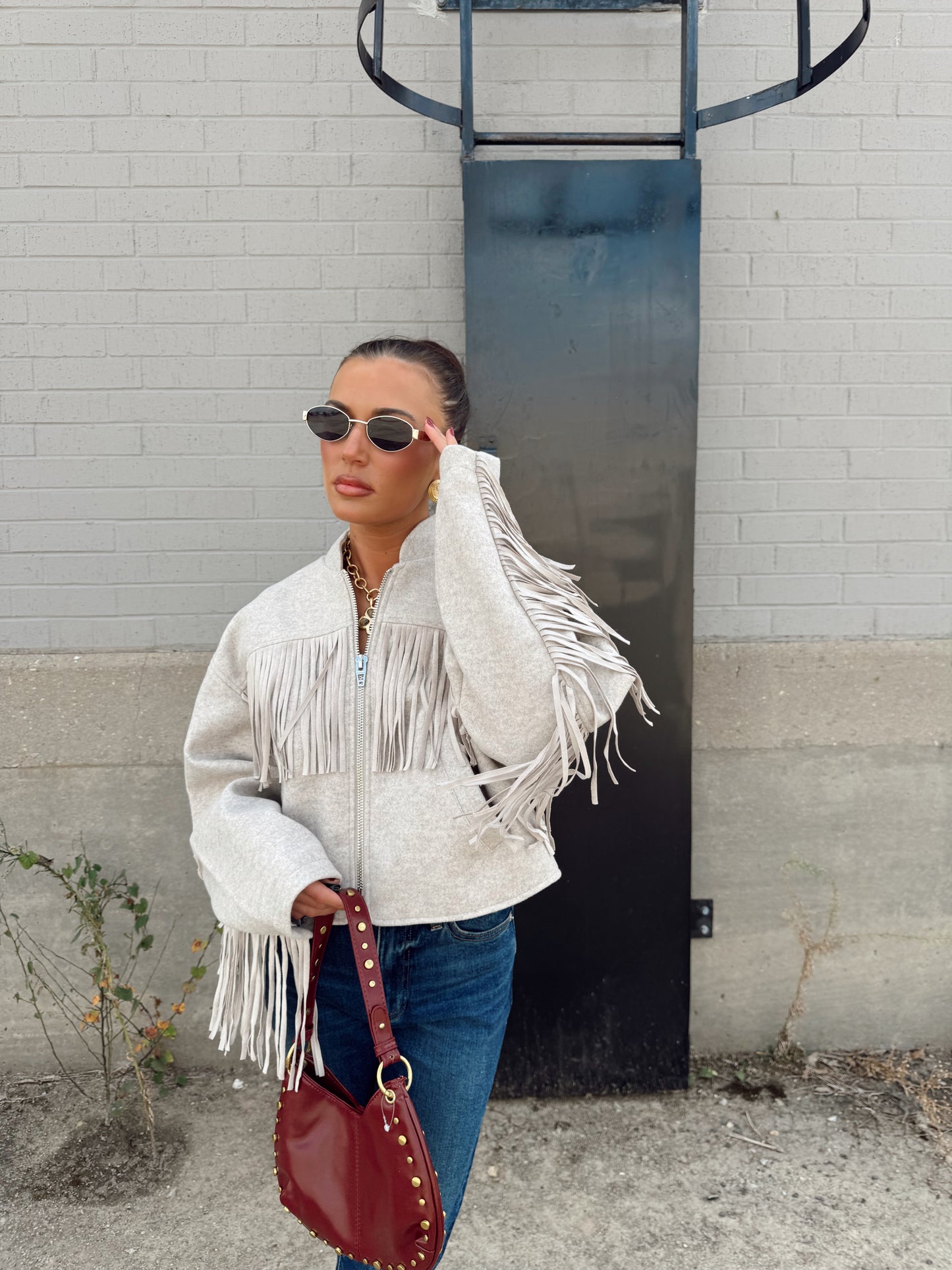 OWN IT FRINGE JACKET