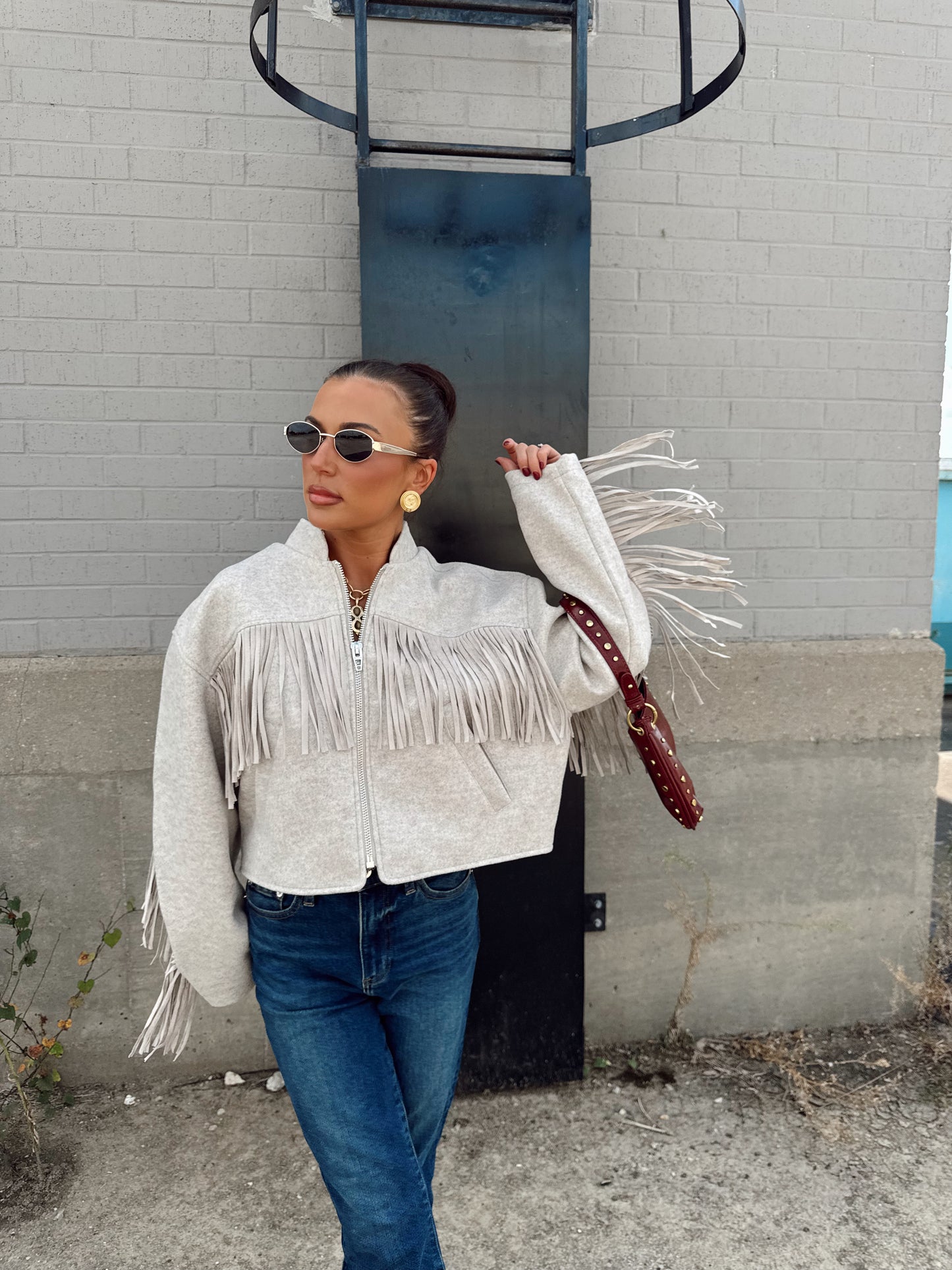OWN IT FRINGE JACKET