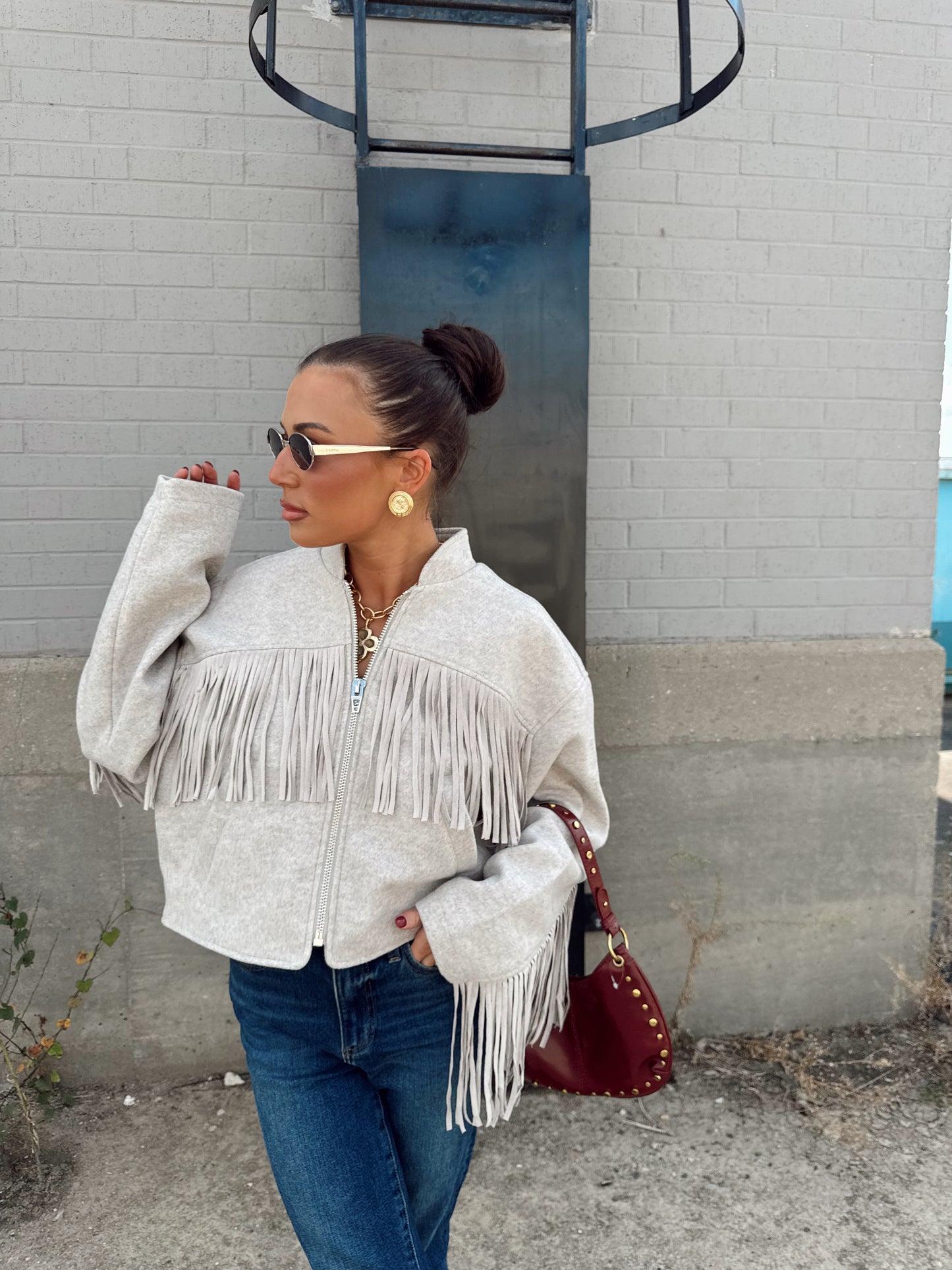 OWN IT FRINGE JACKET