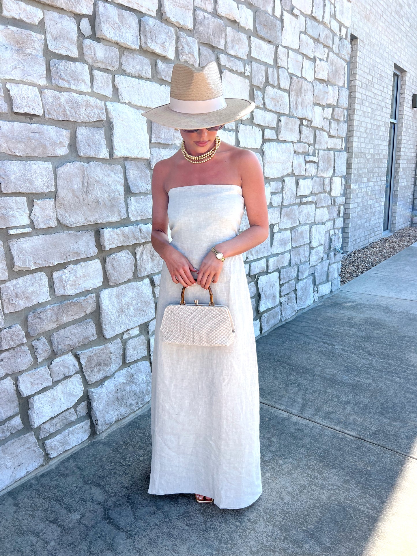 STRAPLESS SUMMER MAXI