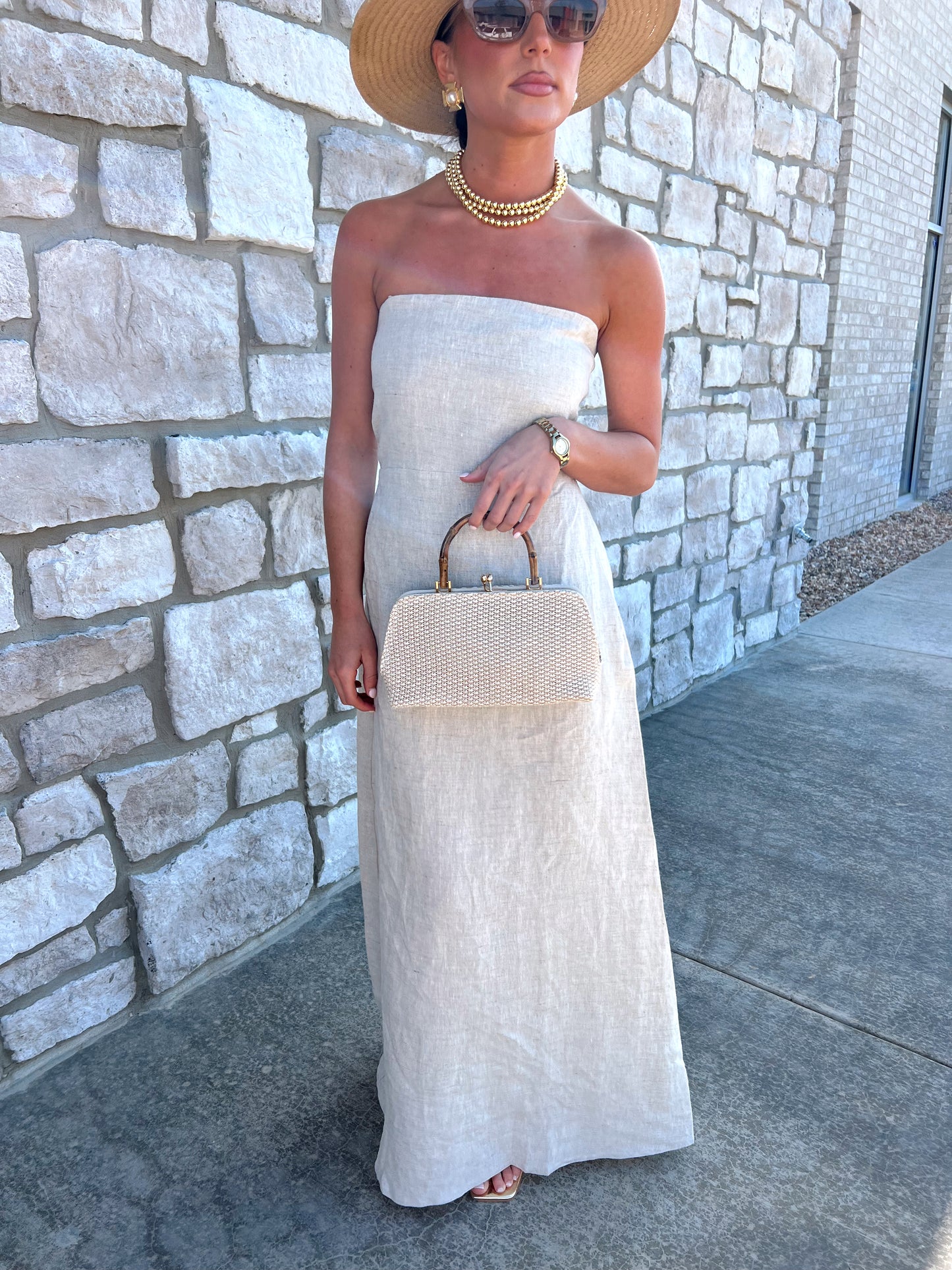 STRAPLESS SUMMER MAXI