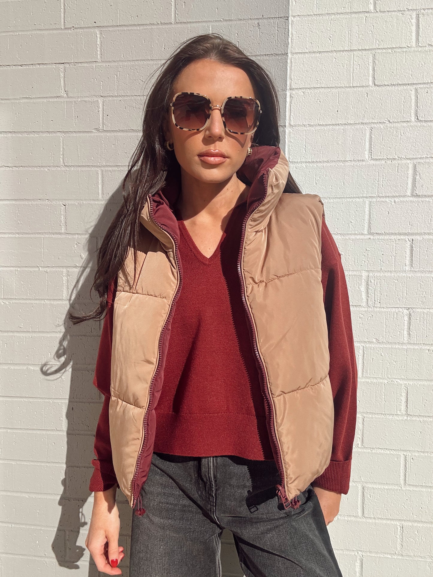 SLOAN KNIT COLLARED PULLOVER