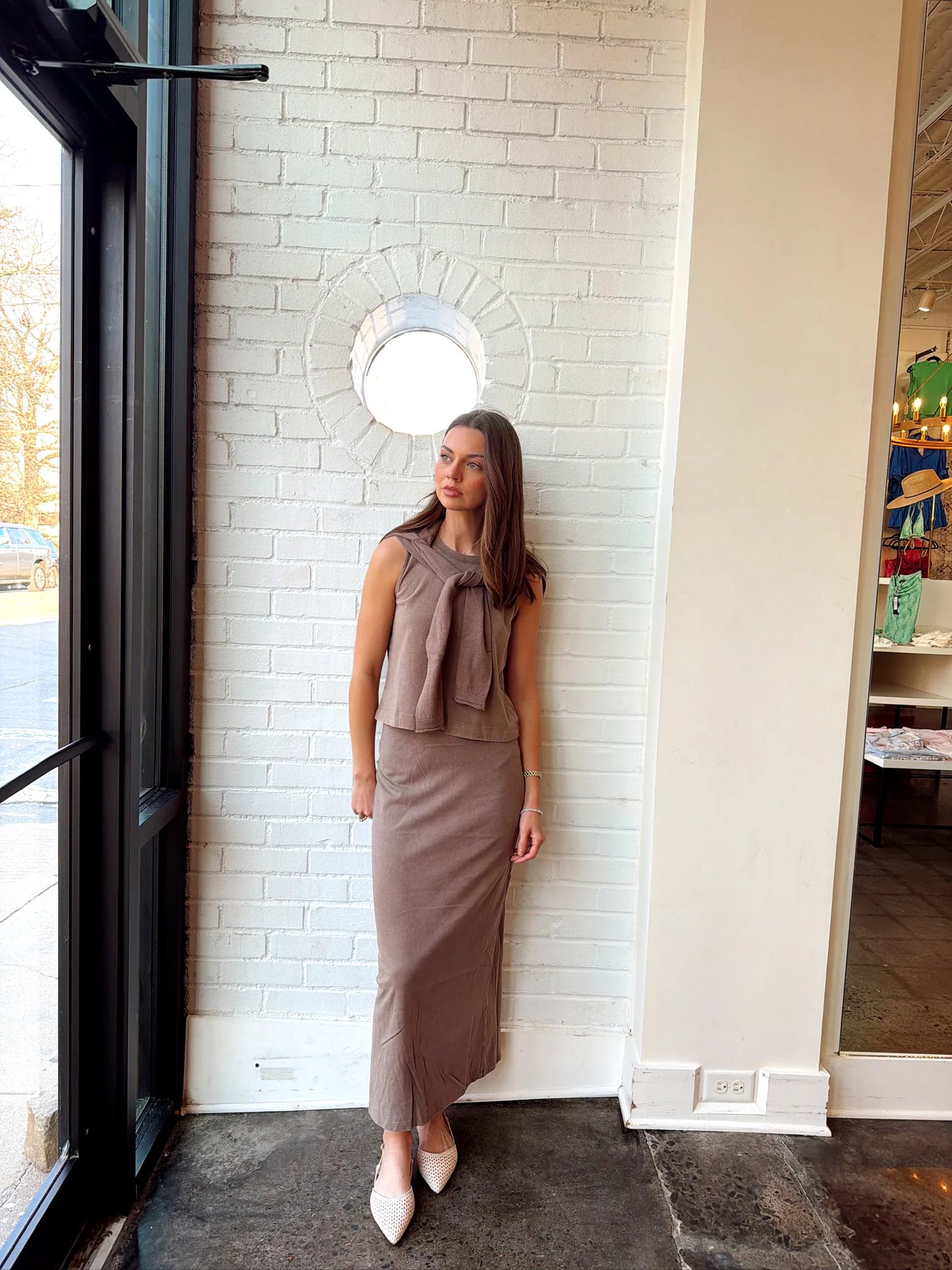 SLOANE JERSEY MUSCLE TANK